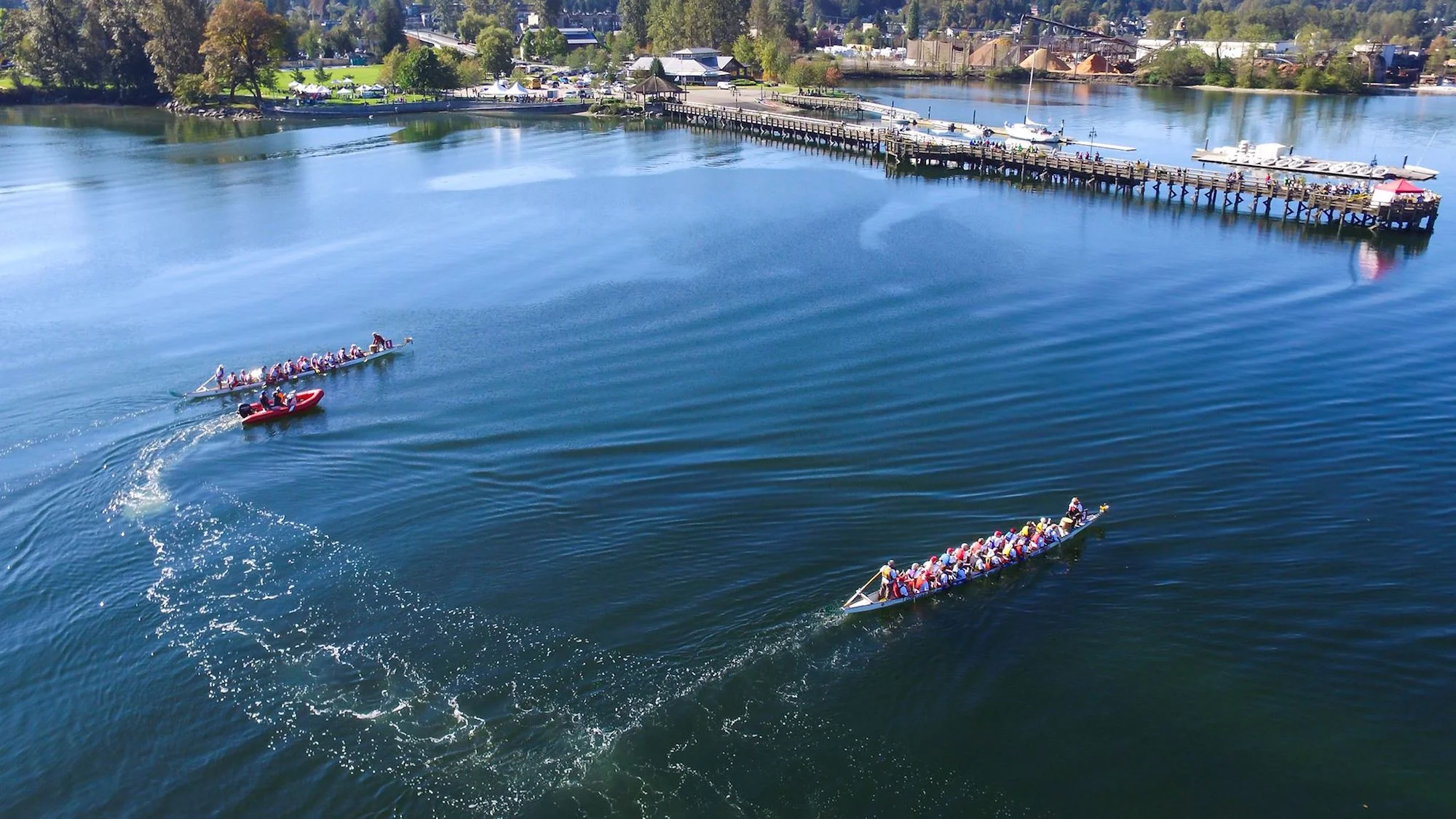 Rocky Point Park is the venue for the Inlet Spring Regatta (BC 55+ Games photo) 