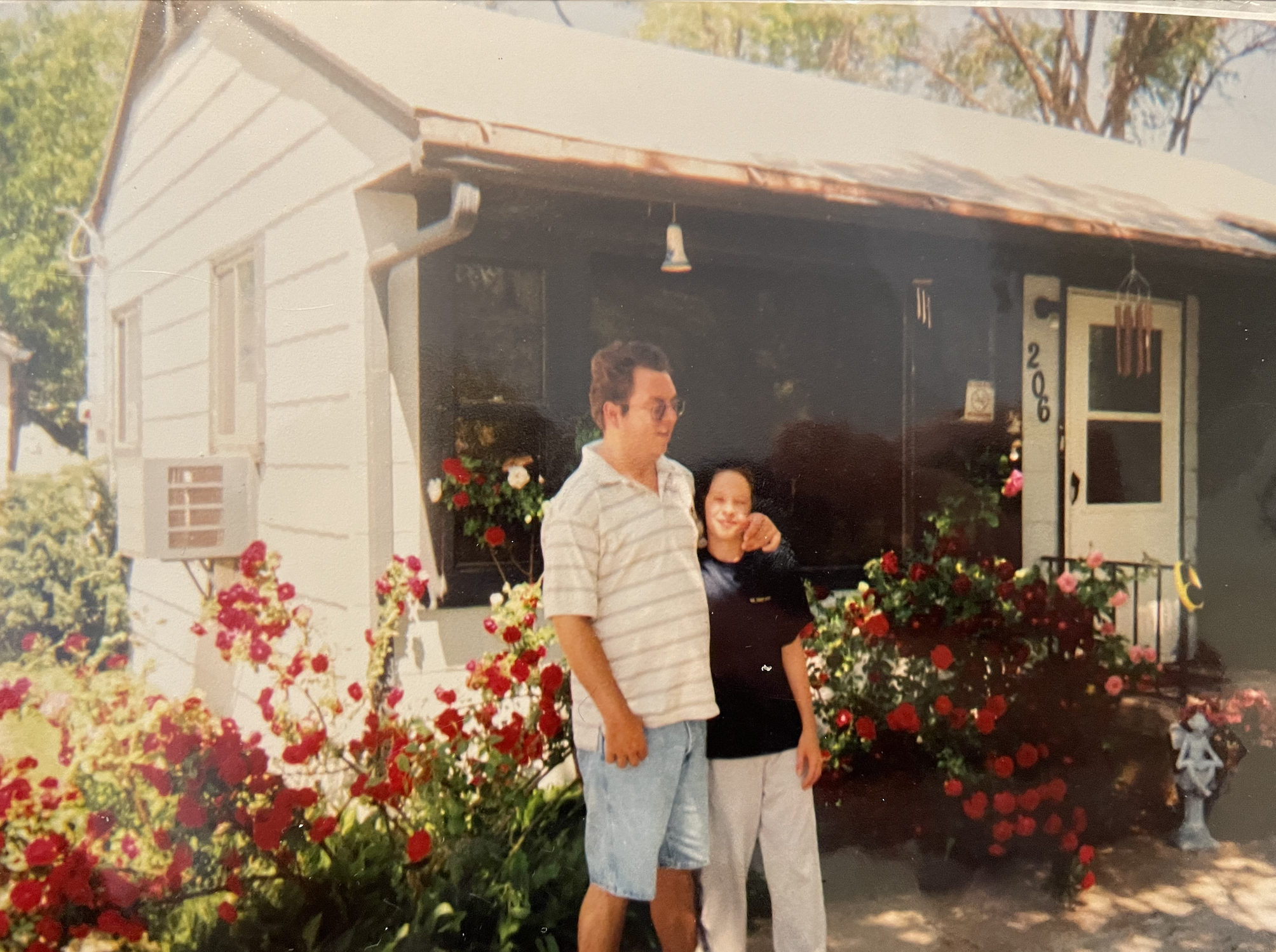 Nathan and I outside of 206 Broadway. 