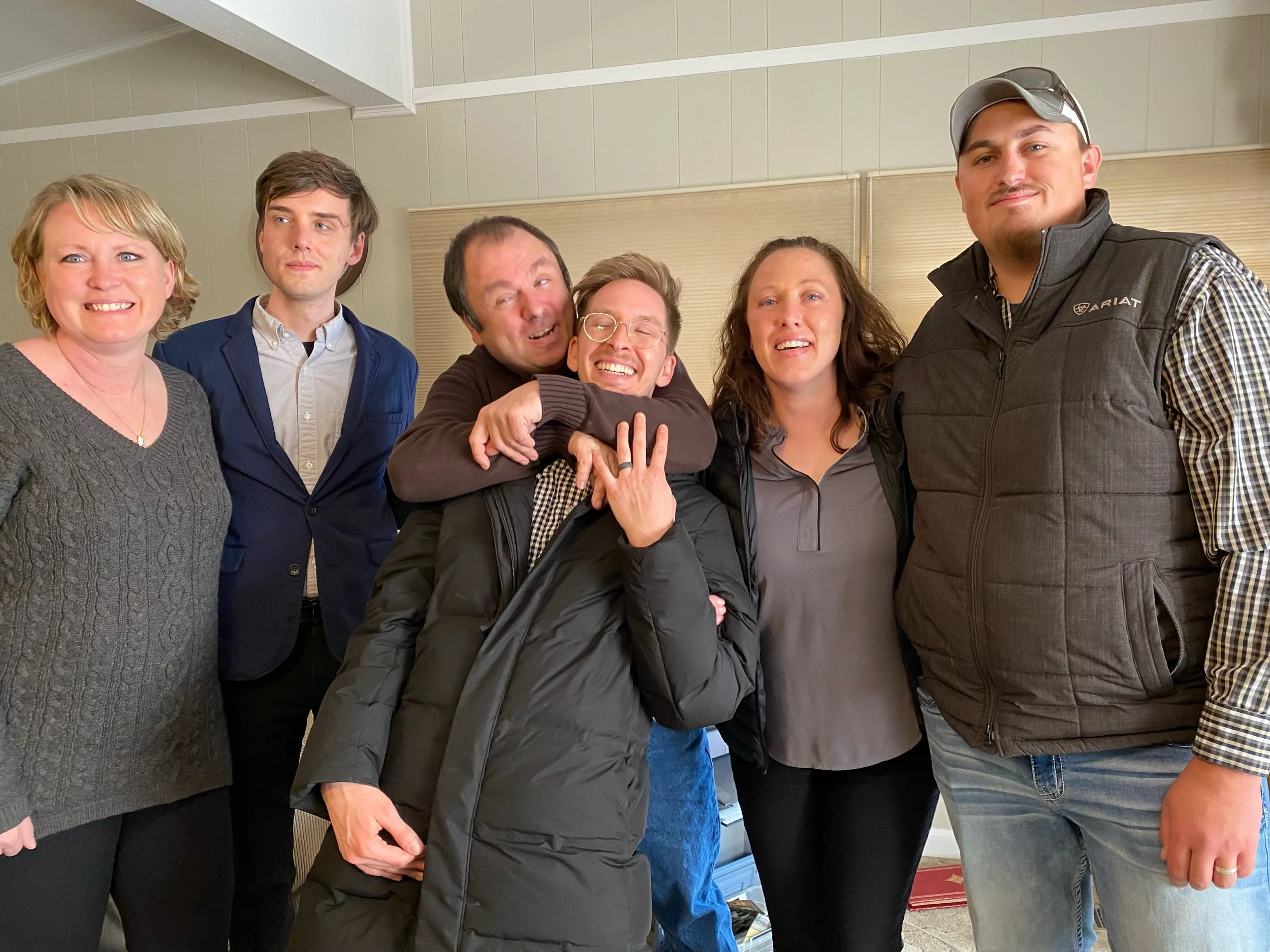 Terra, Johnathan, Nathan, Summer, Hunter, and I after Grandma's funeral. March 2022. Goodland, KS. 
