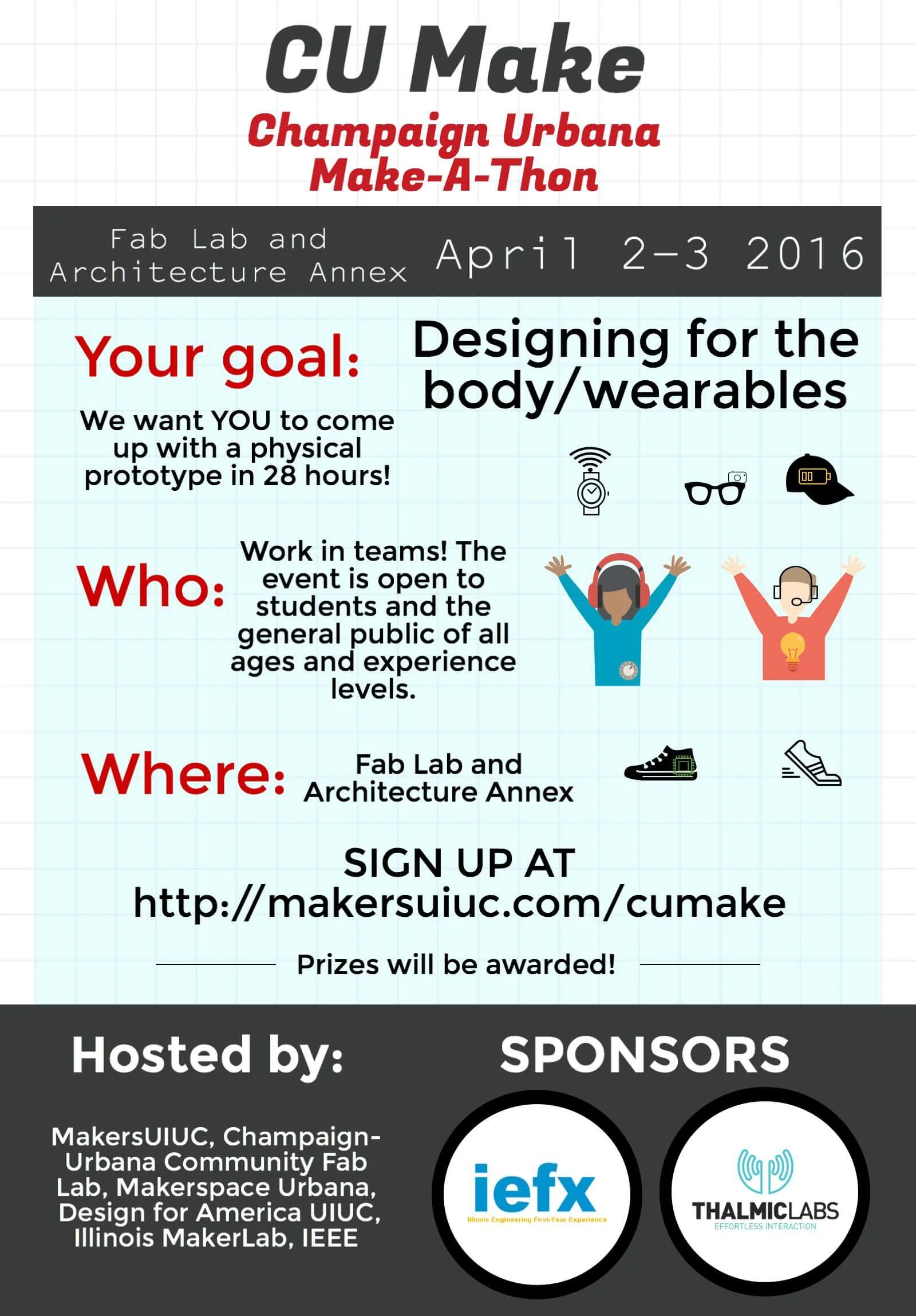 The Flyer for the annual CU-Makeathon