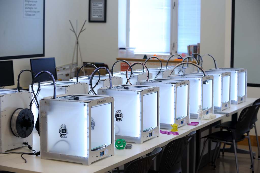 All new Ultimaker 2 printers in the MakerLab