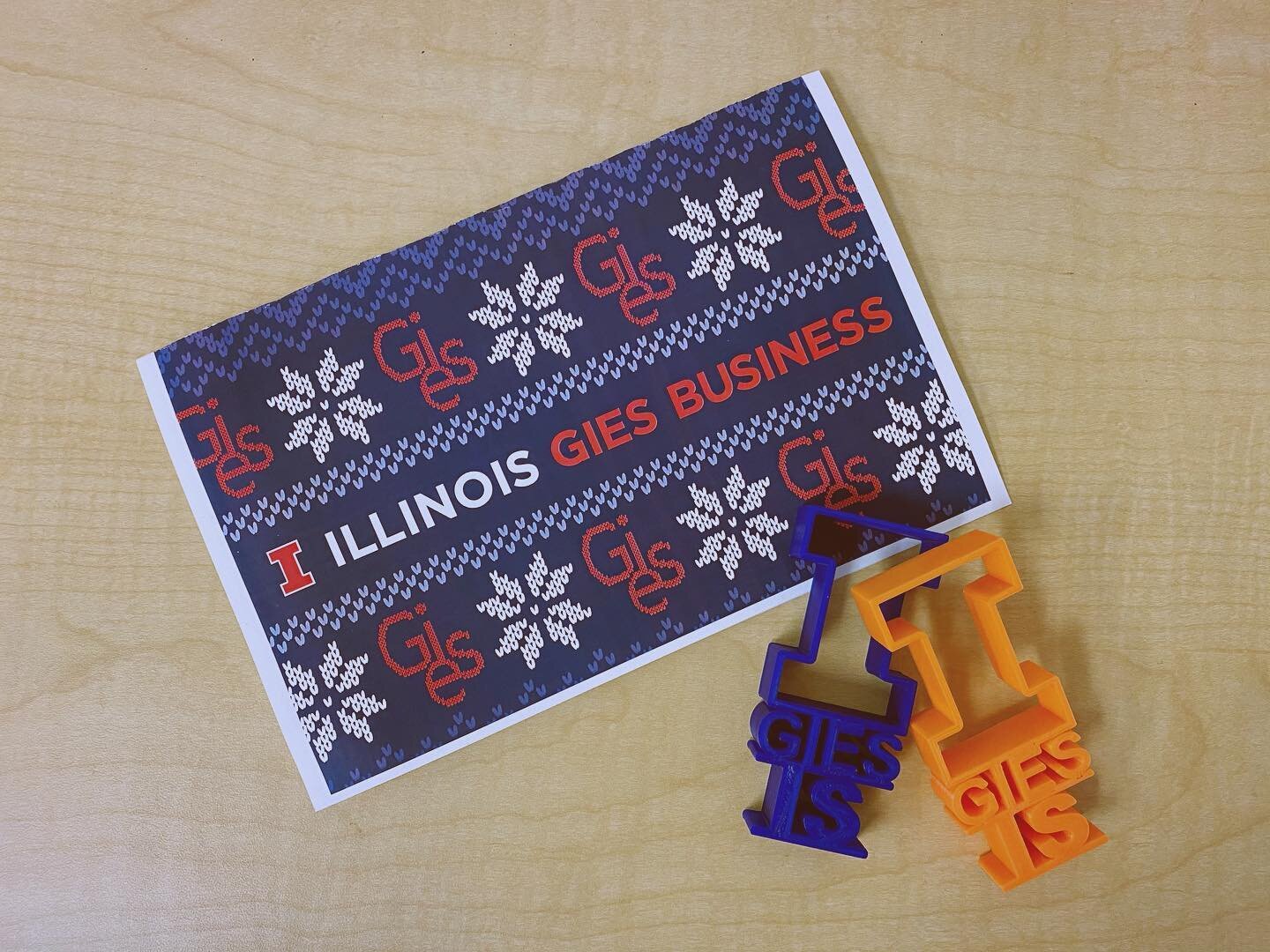 The Illinois MakerLab wishes good luck to everyone with finals and happy holidays!

Here&rsquo;s a recent order made especially for Information Systems students (expect the gift in the mail 👀)