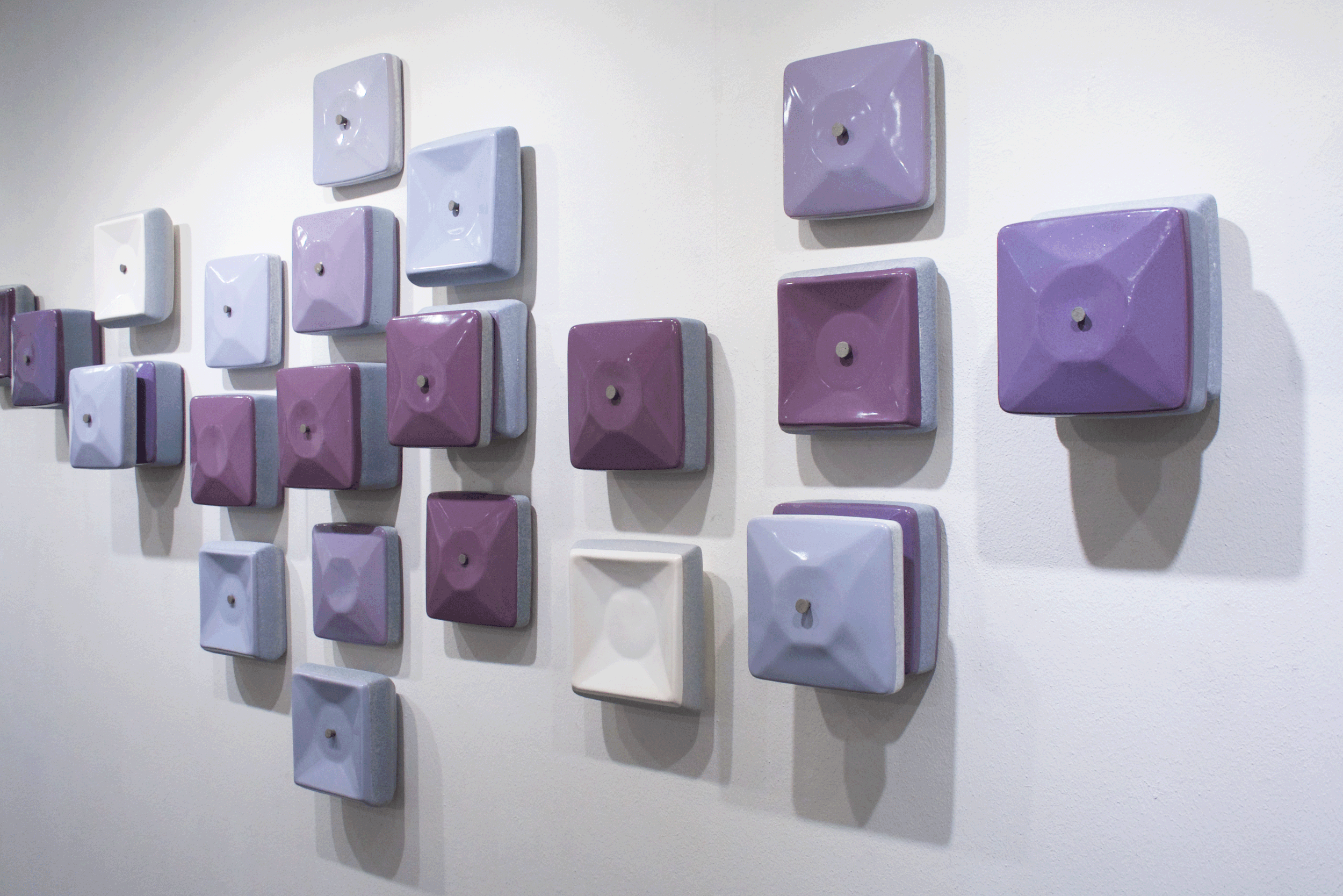 Relative Proportions. Glazed ceramic and concrete. 60’’ x 12’’ x 120’’. 2016