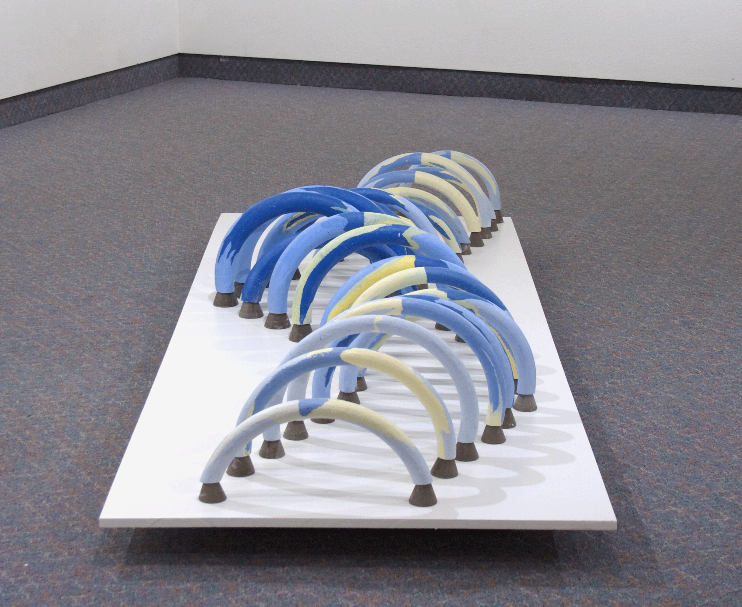 Chromatin Structures. Ceramic and concrete. 96’’ x 36’’ x 12’’. 2016
