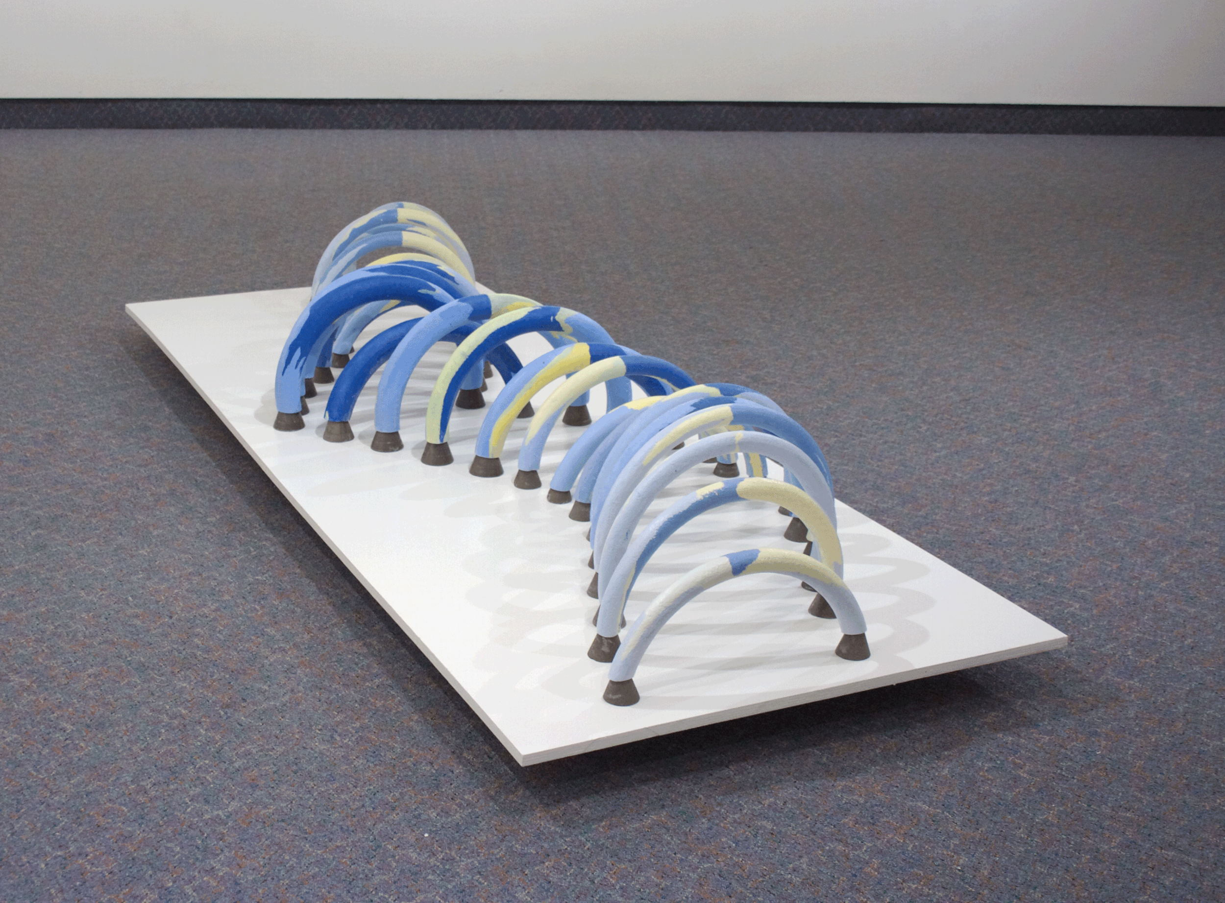 Chromatin Structures. Ceramic and concrete. 96’’ x 36’’ x 12’’. 2016