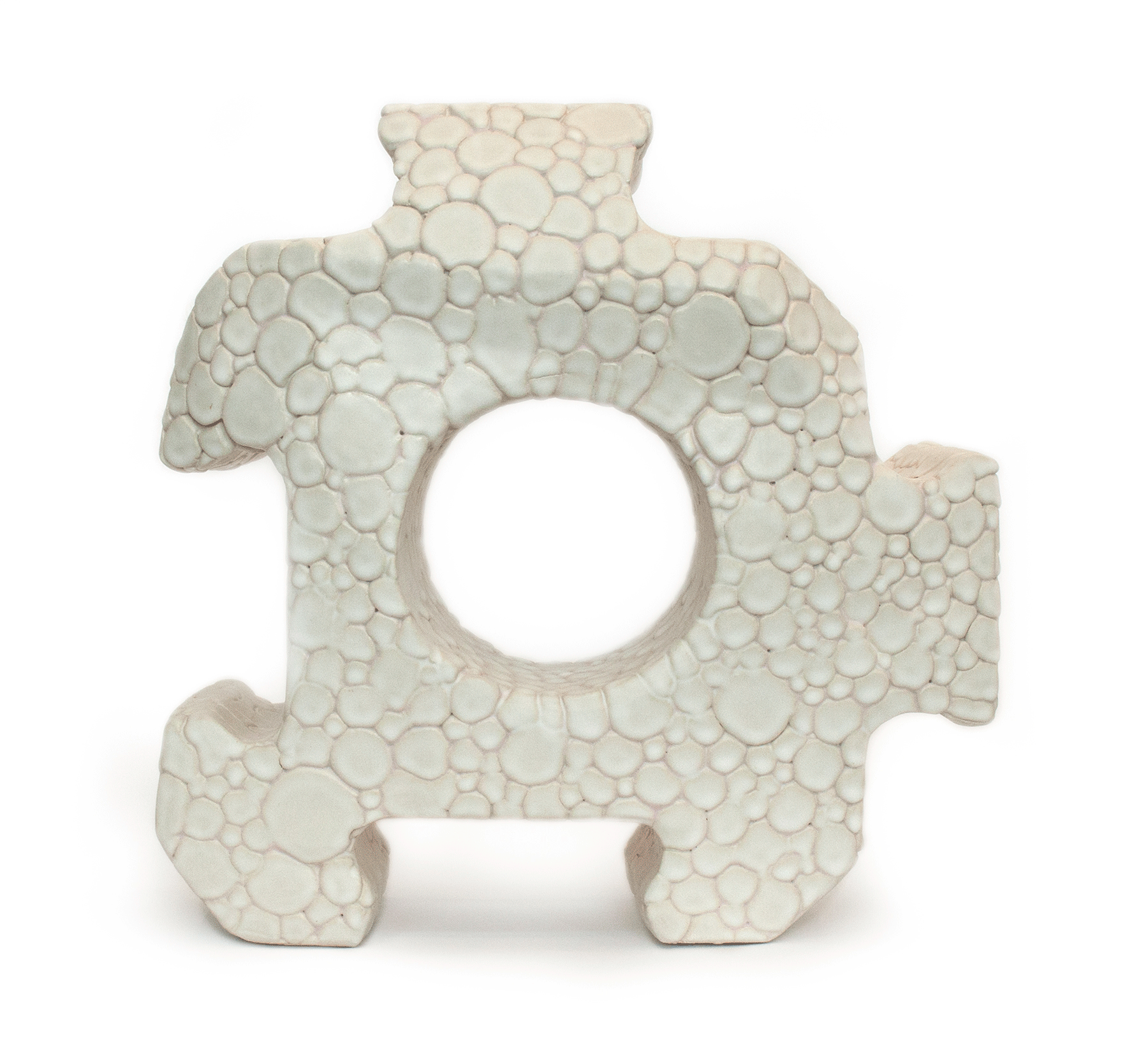 Tessellation. Glazed Ceramic. 16''x16''x9''. 2018