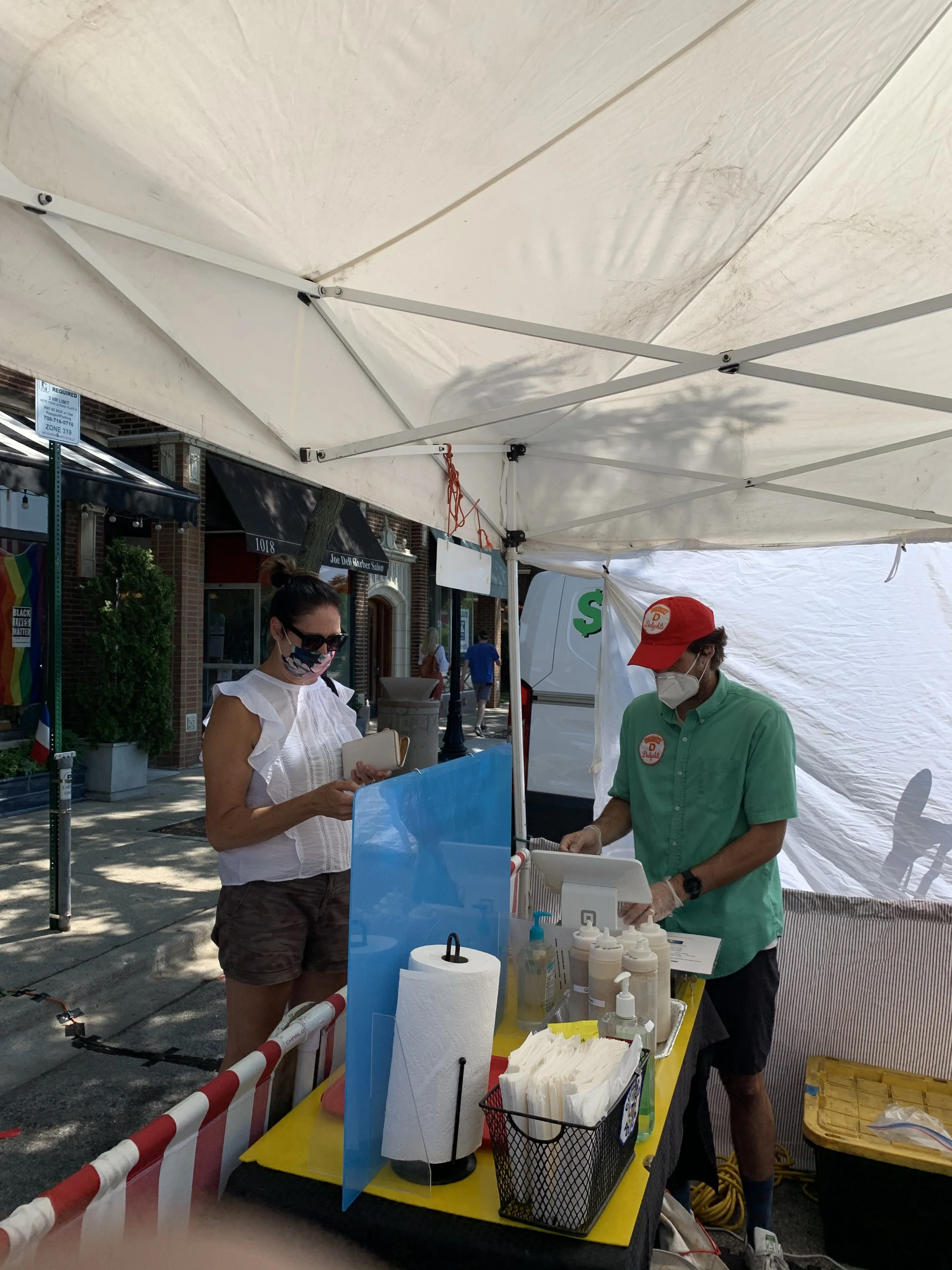  Very first sale of our amazing Donuts in Oak Park, IL. Ironic that we reside here and yet do not normally sale here.  