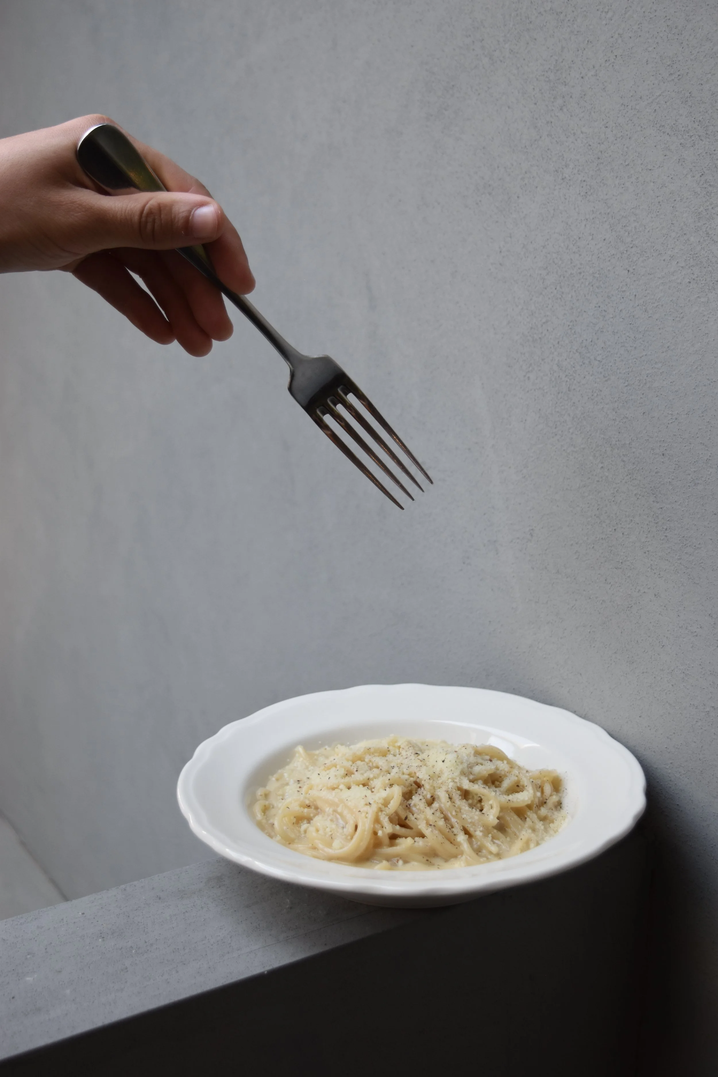 Spaghetti Cacio e Pepe, Kew, Melbourne. Pasta & Vino $29. Special on Tuesday Nights & Daily for Lunch