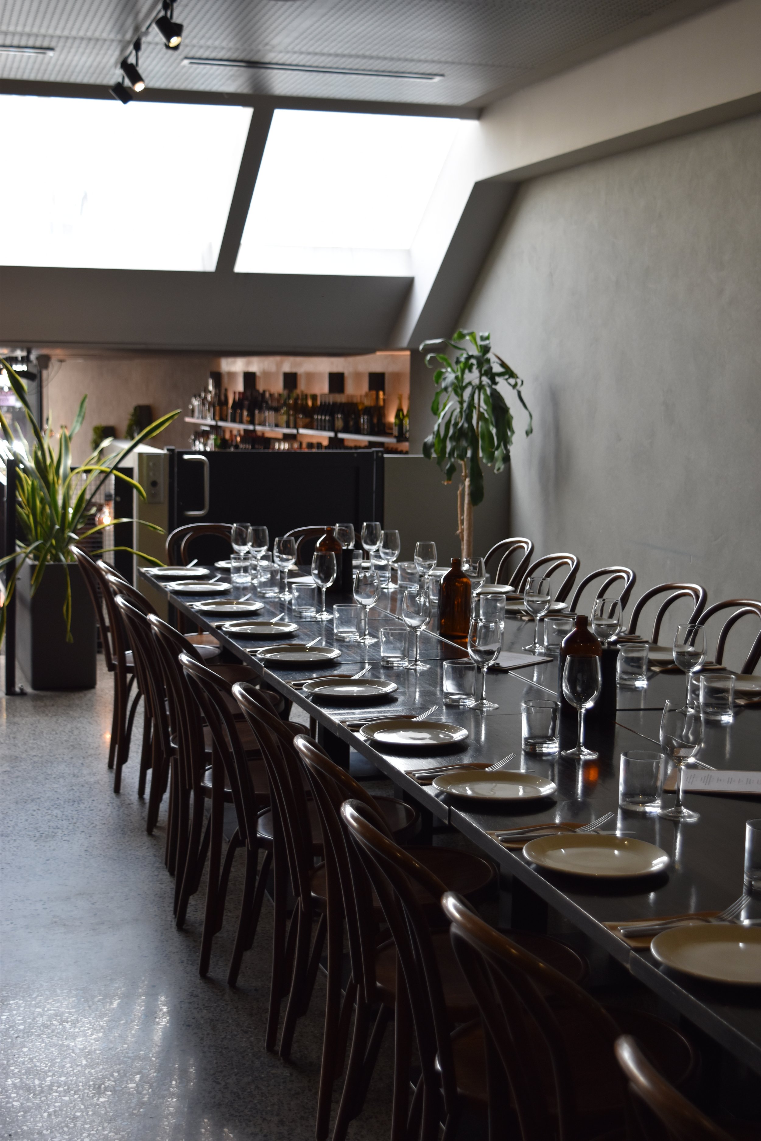Semi-private mezzanine space, functions & events in Kew, Melbourne. Long Italian lunch
