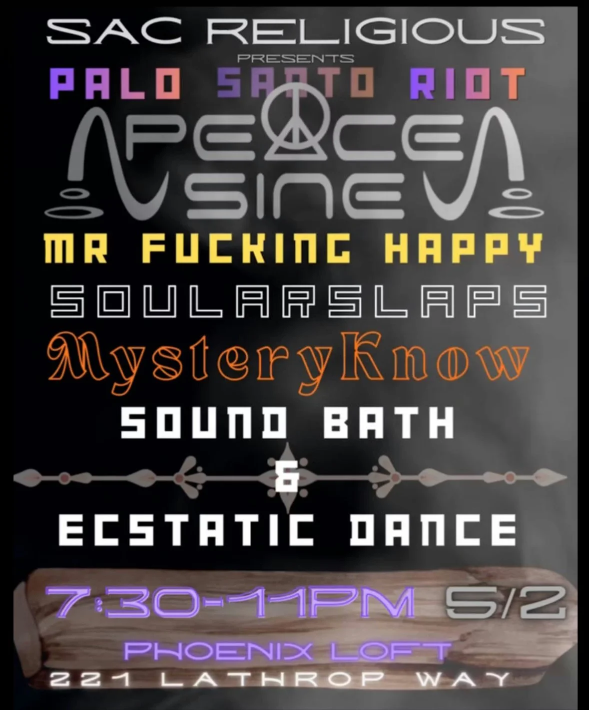 Palo Santo Riot - Sound Bath &amp; Ecstatic Dance