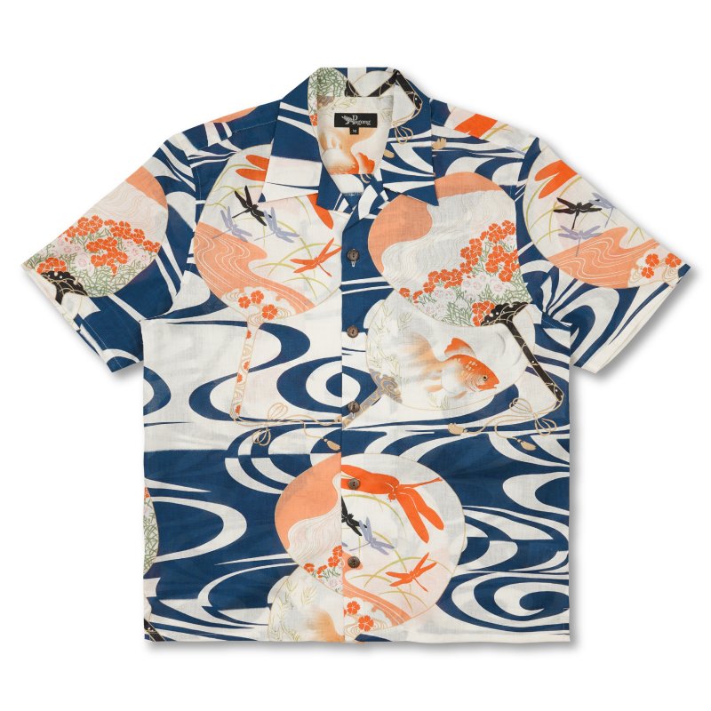 Japanese Kimono aloha shirts in Kyoto made in Japan Japanese Kimono aloha shirts in Kyoto made in Japan