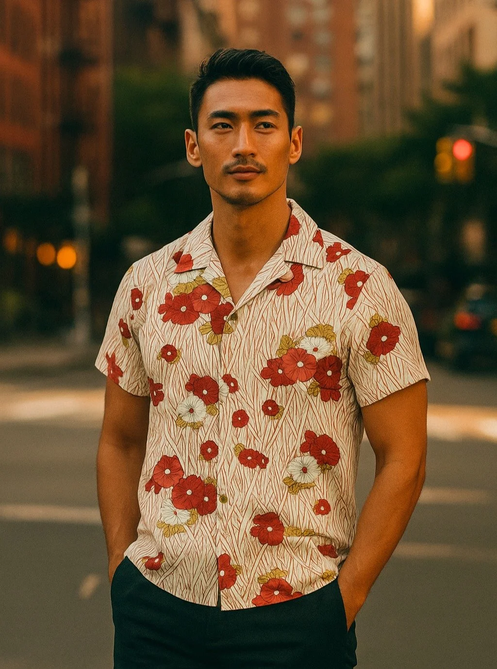&quot;Emperor of Flowers&quot; Silk Kimono Aloha Shirt
&lt; 2012 Summer Collection &gt;

This chrysanthemum came to be known as the emblem of the Imperial family.
During the Edo period, as chrysanthemum varieties were improved, the variety of chrysan