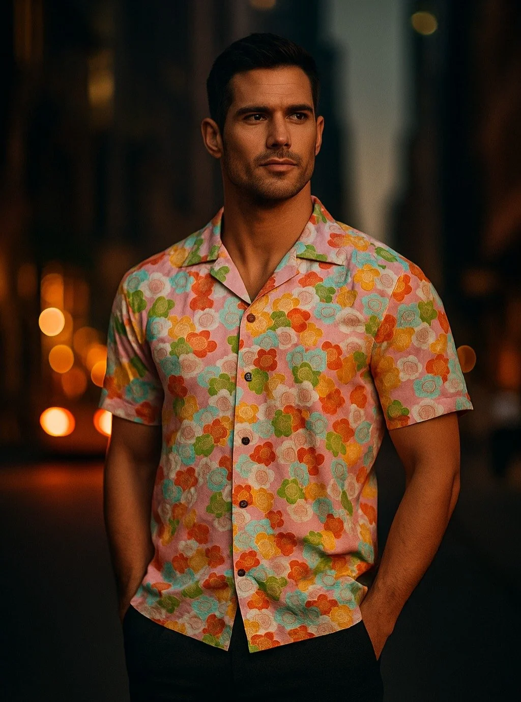 &quot;Plum Blossom&quot; Silk Kimono Aloha Shirt
&lt; 2009 Summer Collection &gt;

Plum blossoms bloom before other flowers even during the harsh winter and are considered to be a symbol of perseverance, strength, and vitality.
The plant has been lov