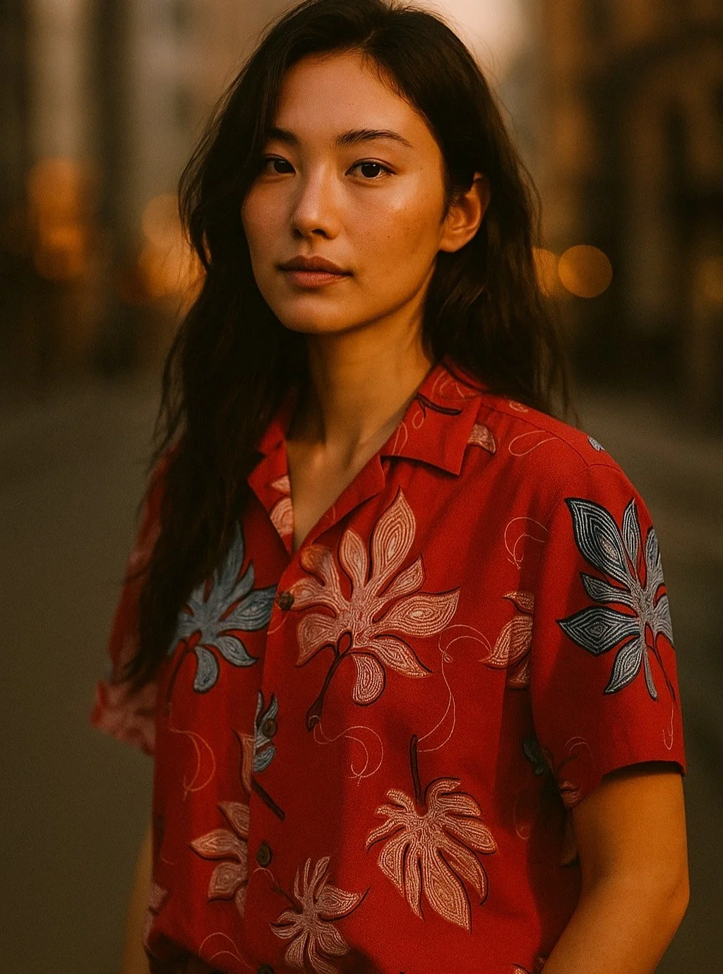 Tengu no Uchiwa
&quot;The Tengu's Magical Fan&quot;
Cotton Kimono Aloha Shirt
&lt; 2024 Summer Collection &gt;

Tengu are a class of supernatural creatures in Japanese folklore, art, theater, and literature.

The normal feather fan of a Tengu has 7 o