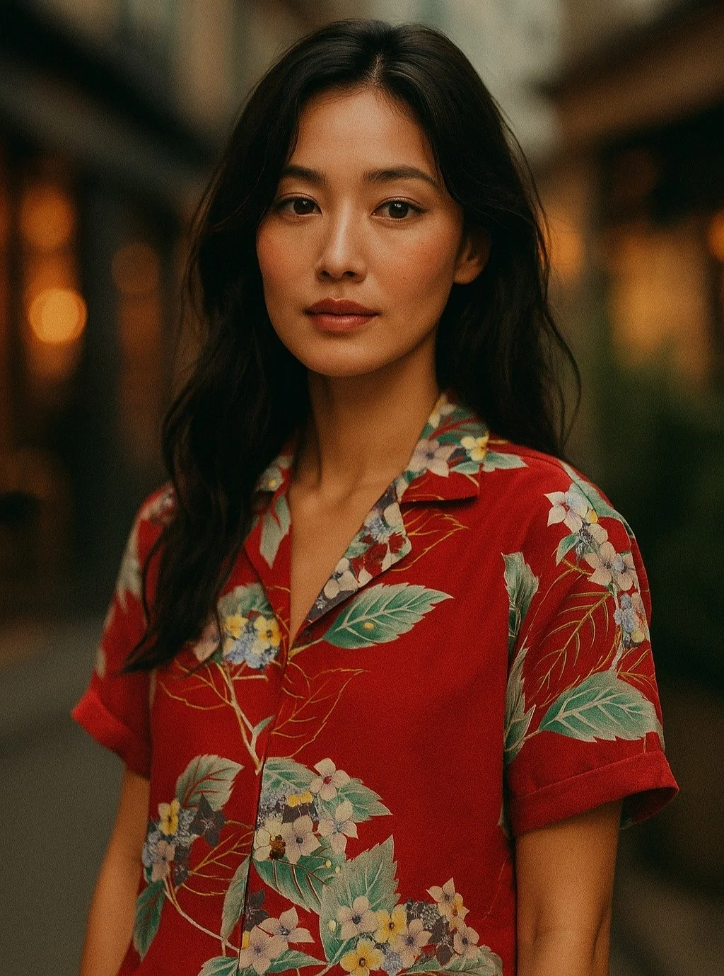 &quot;Hydrangea&quot; Silk Kimono Aloha Shirt
&lt; 2013 Summer Collection &gt;

Hydrangeas, native to Japan, include a variety called &quot;Gaku hydrangea,&quot; which has been integrated into Japanese culture since ancient times and is mentioned in 