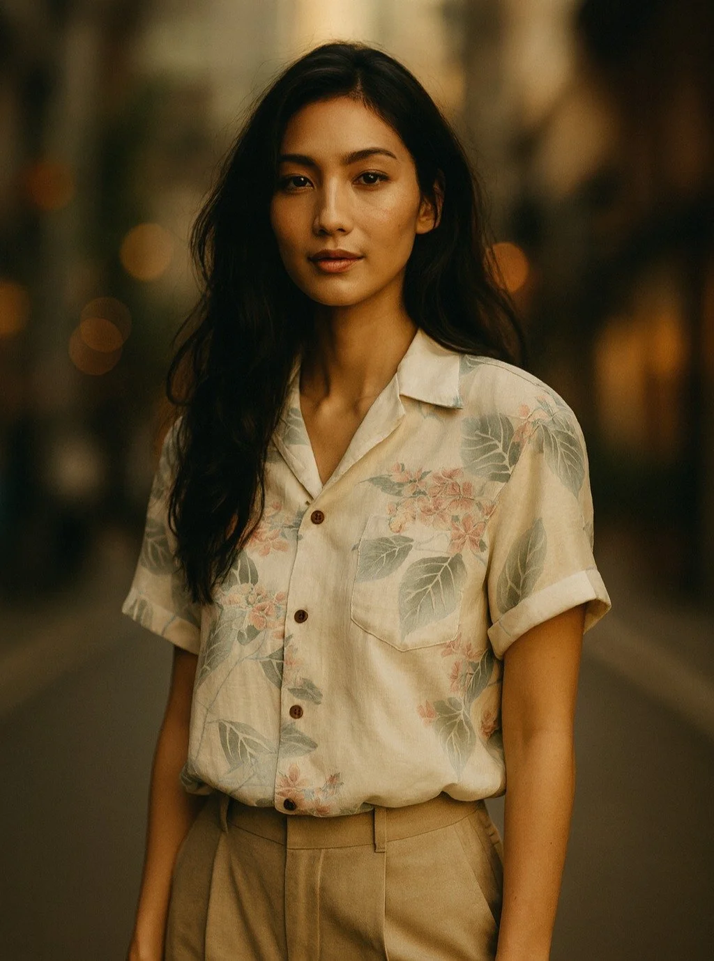 &quot;Hydrangea&quot; Cotton Kimono Aloha Shirt
&lt; 2013 Summer Collection &gt;

Hydrangeas, native to Japan, include a variety called &quot;Gaku hydrangea,&quot; which has been integrated into Japanese culture since ancient times and is mentioned i