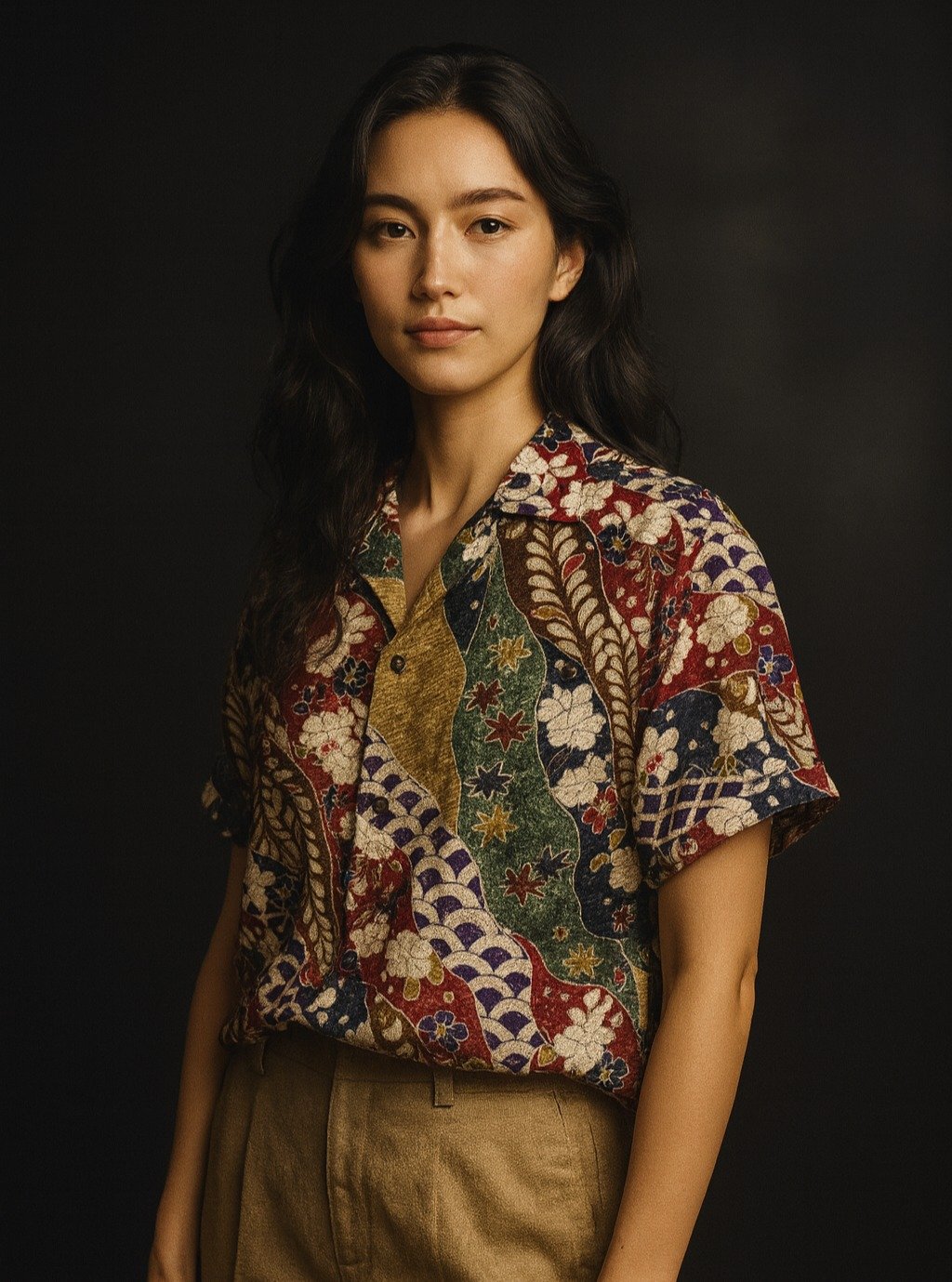 "Tsujigahana" Silk Kimono Aloha Shirt
< 2021 Summer Collection >

&ldquo;Tsuji ga hana&rdquo; is a type of traditional patterning, known as the oldest dyeing method from the Nara era (710-794), and its beauty is described in detail in