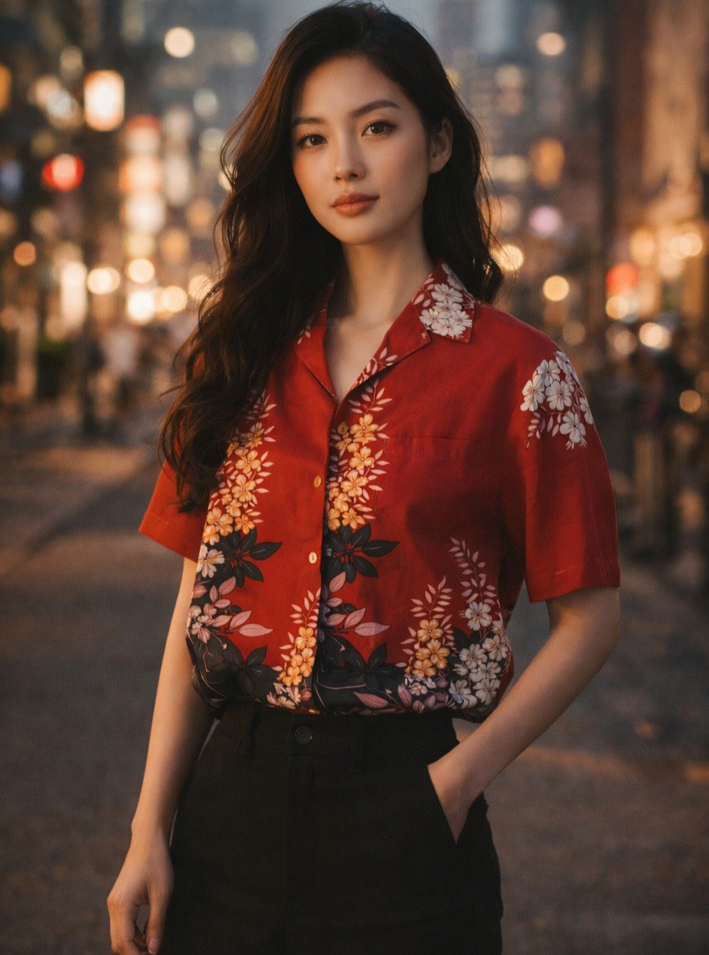 "Wisteria" Silk Kimono Aloha Shirt
< 2010 Summer Collection >

In the past, the soft violet color of wisteria was considered the color of the higher classes and, therefore a color worn by nobles. It symbolized the most important noble