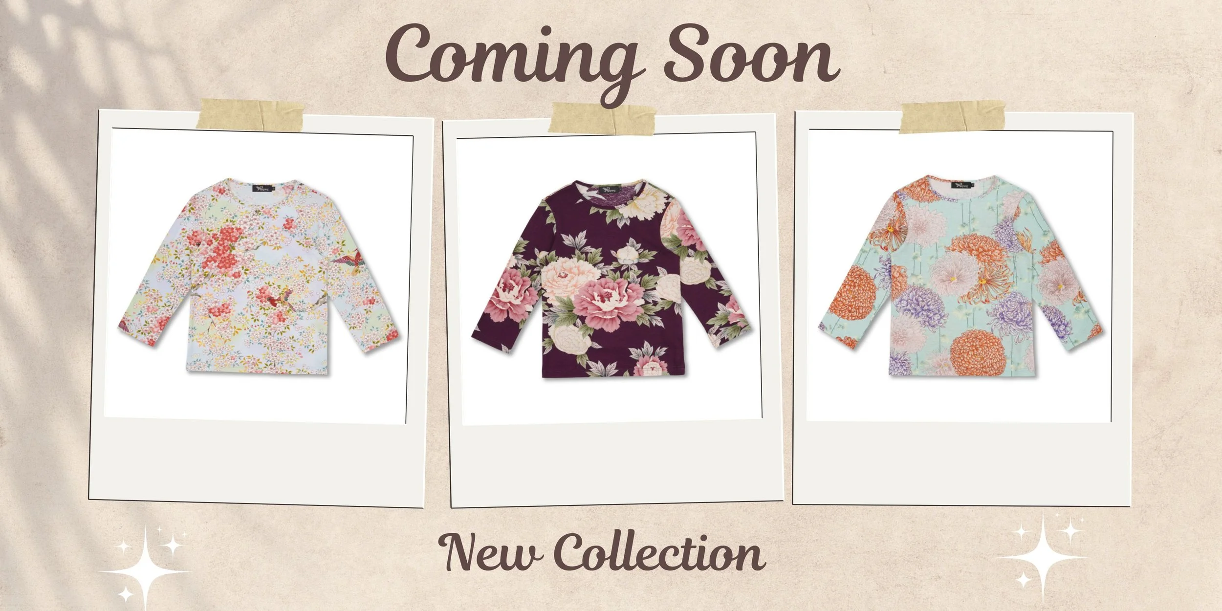 New Release : Cotten Quarter-sleeve Tee