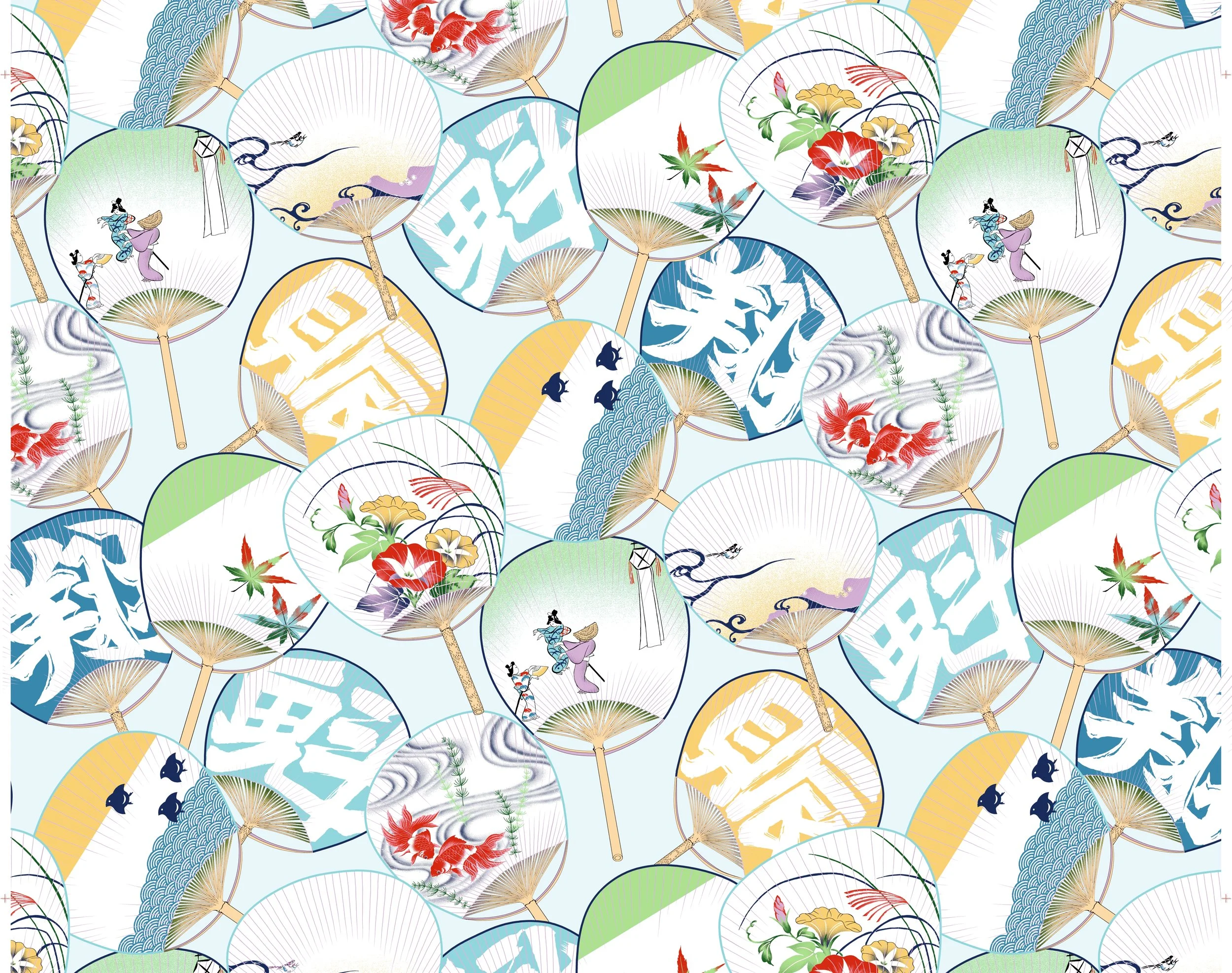Fans of the Kyoto Summer Serenity