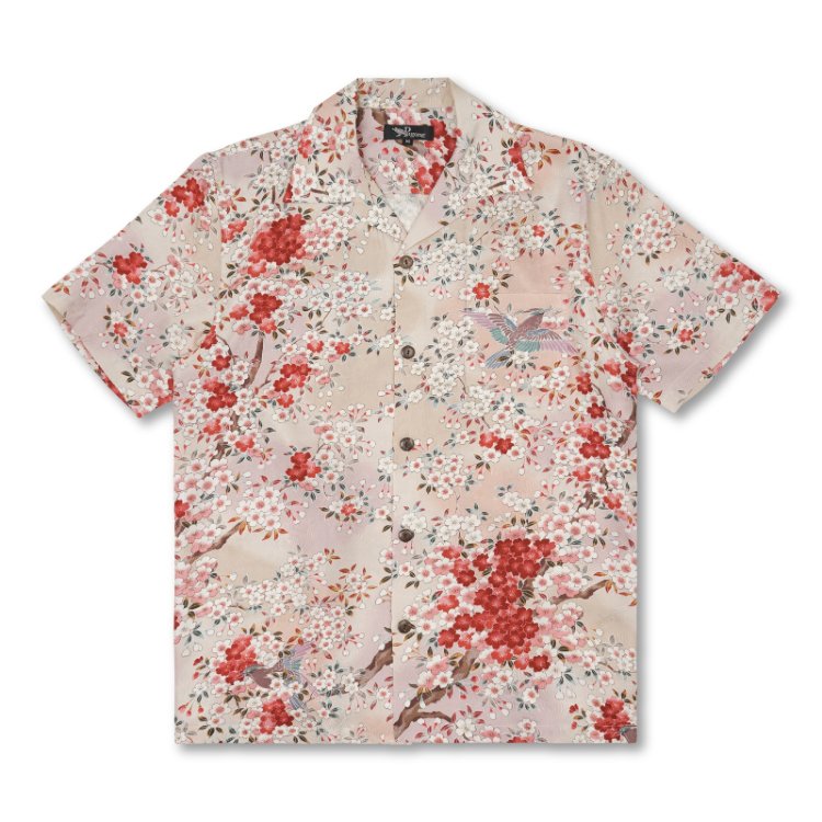 Japanese Kimono aloha shirts in Kyoto made in Japan 