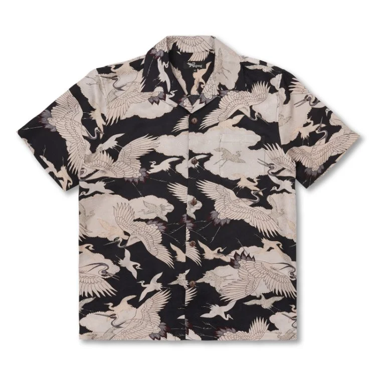 Japanese Kimono aloha shirts in Kyoto made in Japan