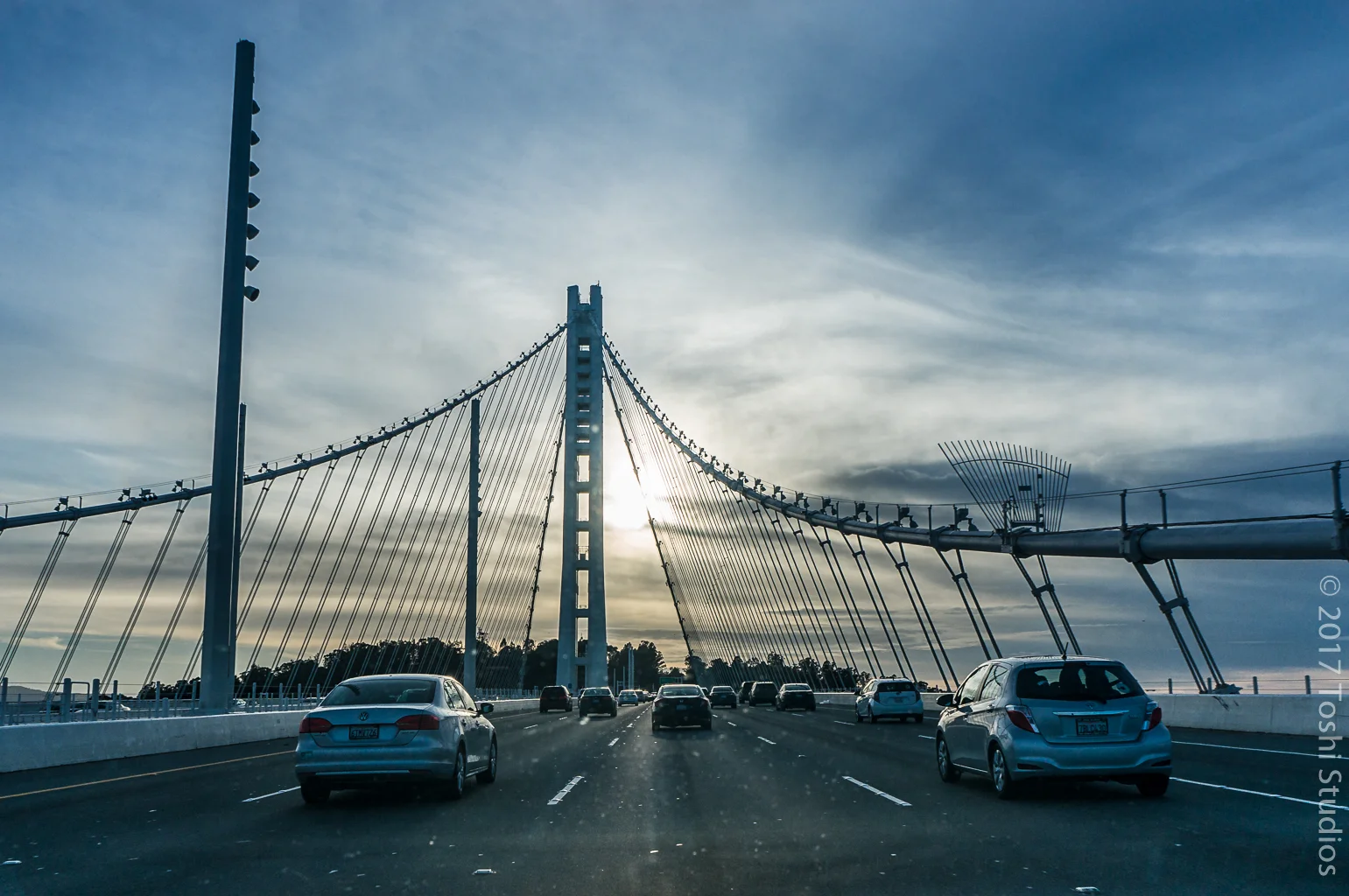 Sunset on the Bay Bridge