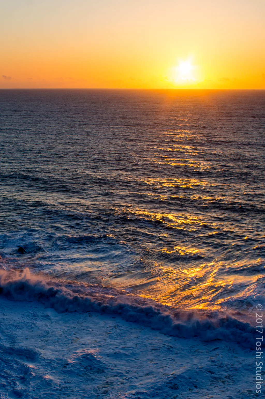 Sunset at the coast