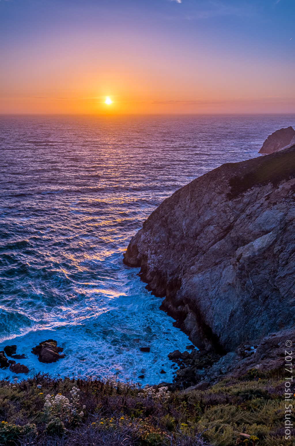  Sunset at Devil's Slide  Available as a print.&nbsp;  20160610 