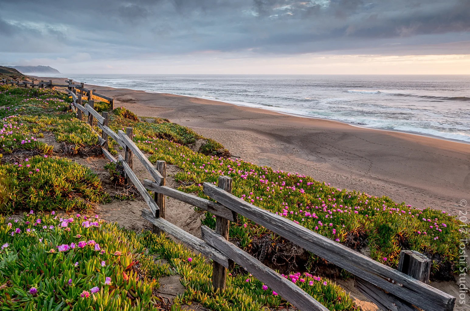  Sunset at Point Reyes, South Beach  Available as a print.  20160421 