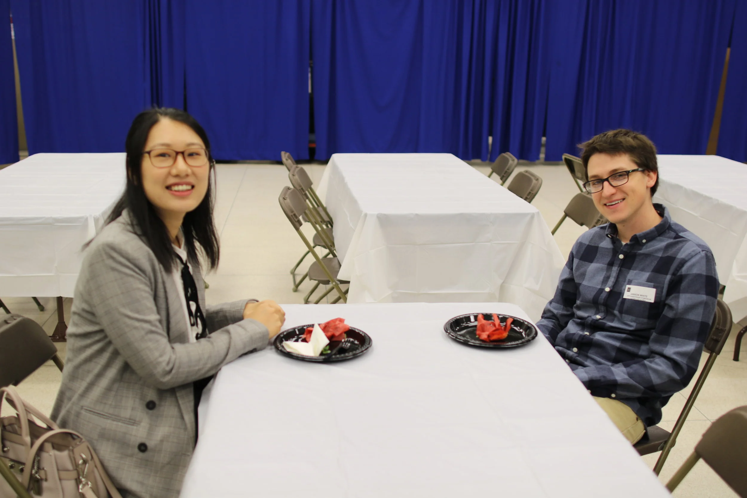  (Left to Right) Xiaofei Song and Janson White 