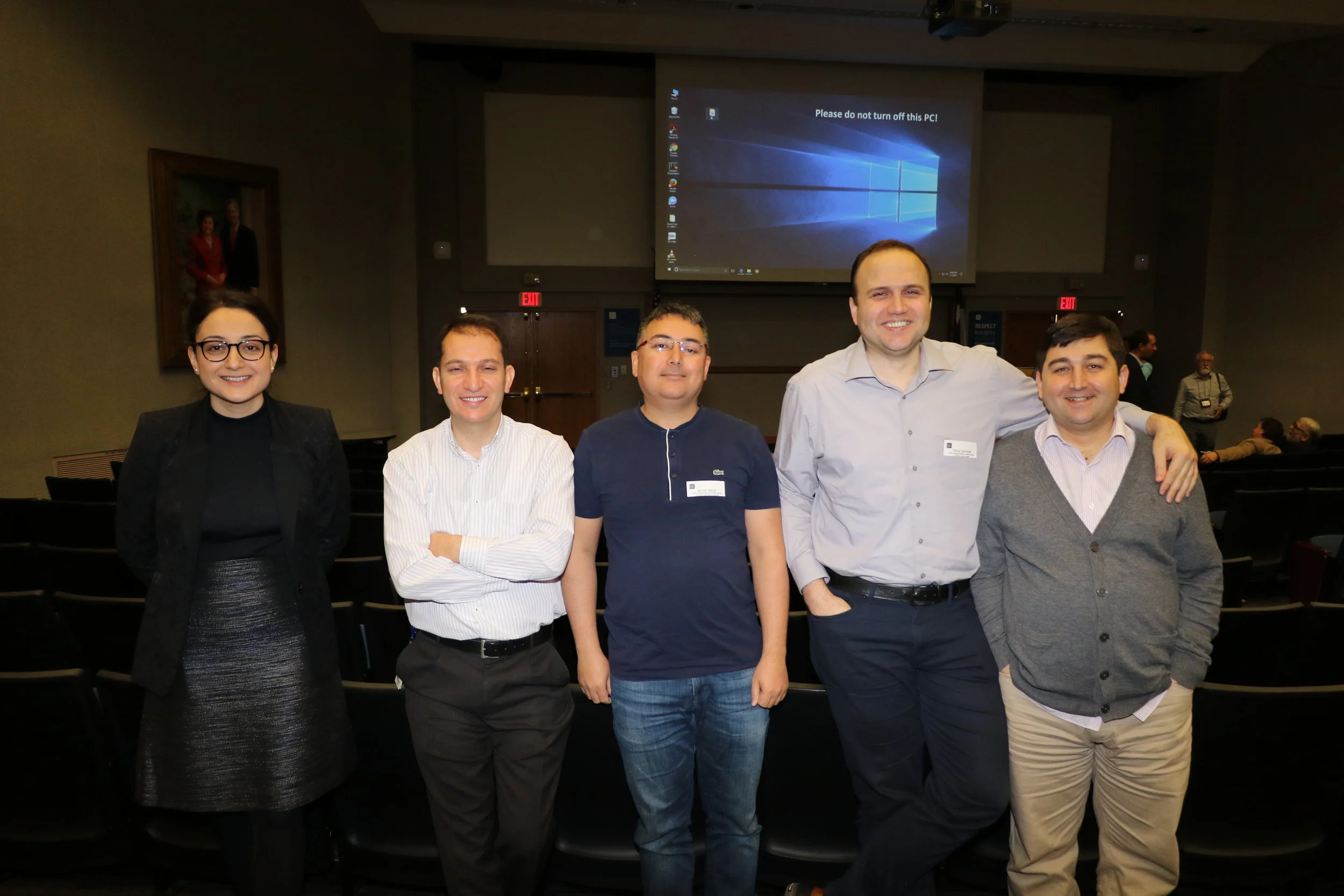  (Left to Right) Zeynep Hande Coban Akdemir, Davut Pehlivan, Sedat Isikay, Yavuz Bayram, Ender Karaca 