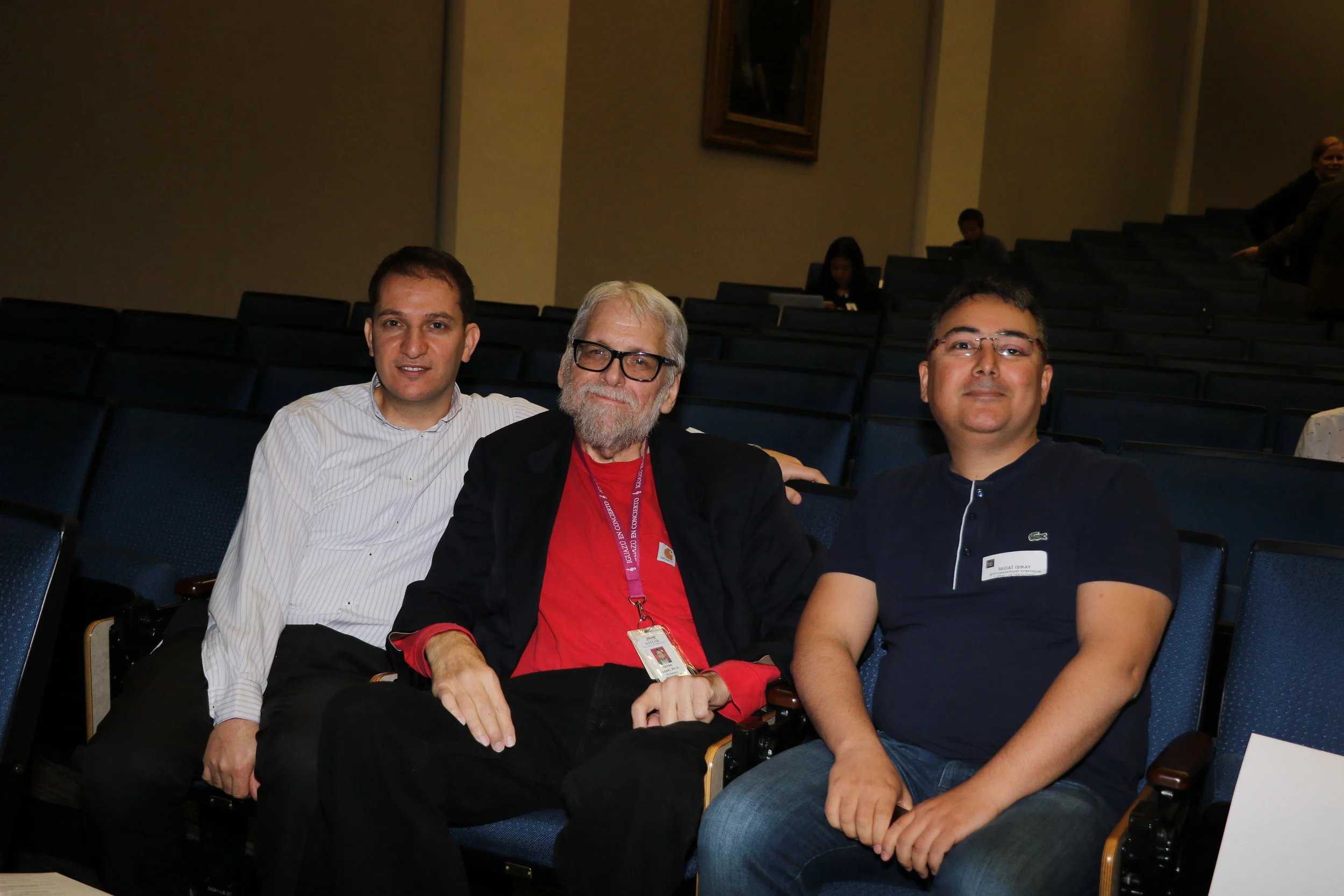  (Left to Right) Davut Pehlivan, James Lupski, Sedat Isikay 