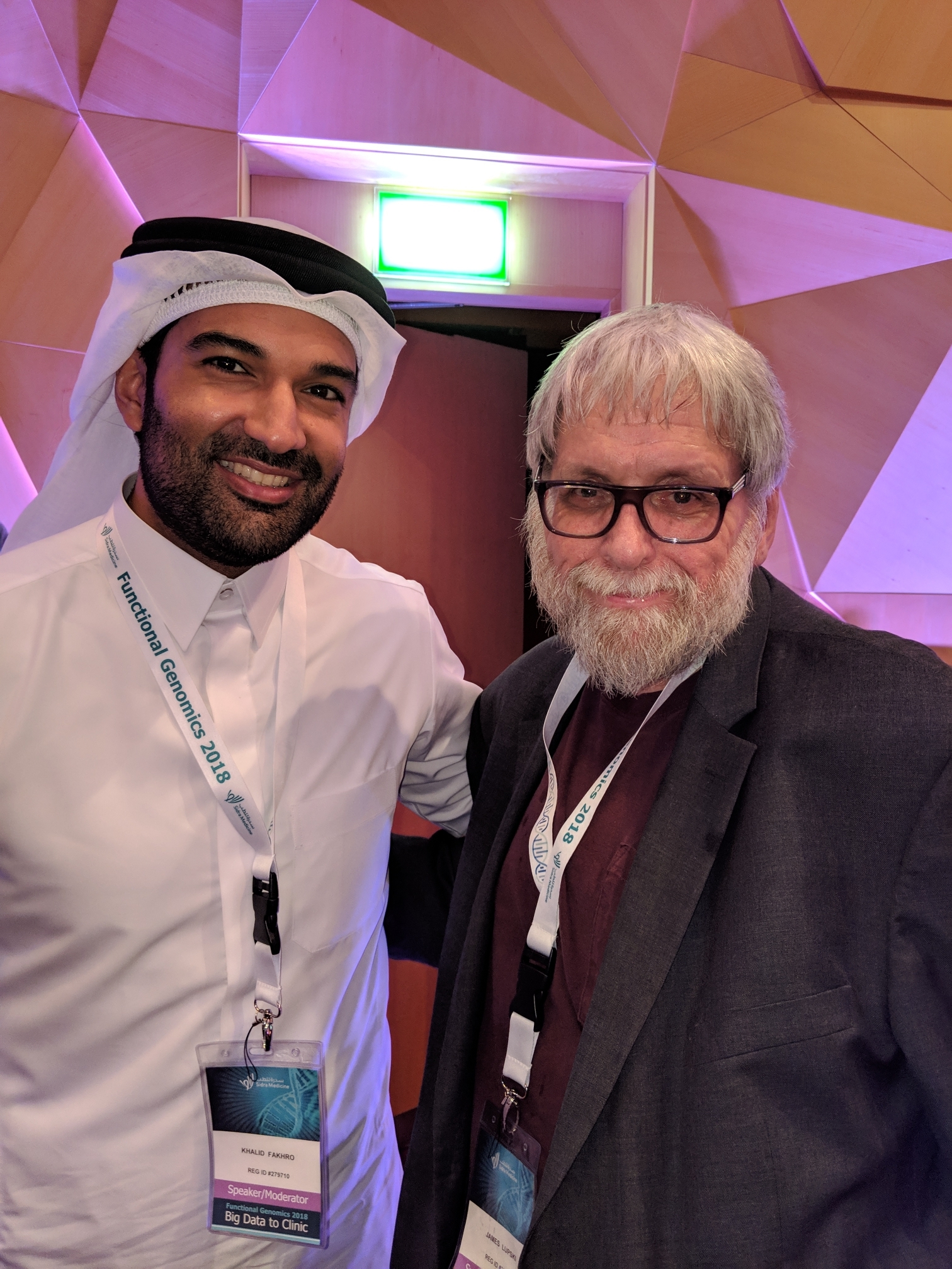 Jim Lupski at 2018 4th annual Functional Genomics Symposium, Qatar (2/2)