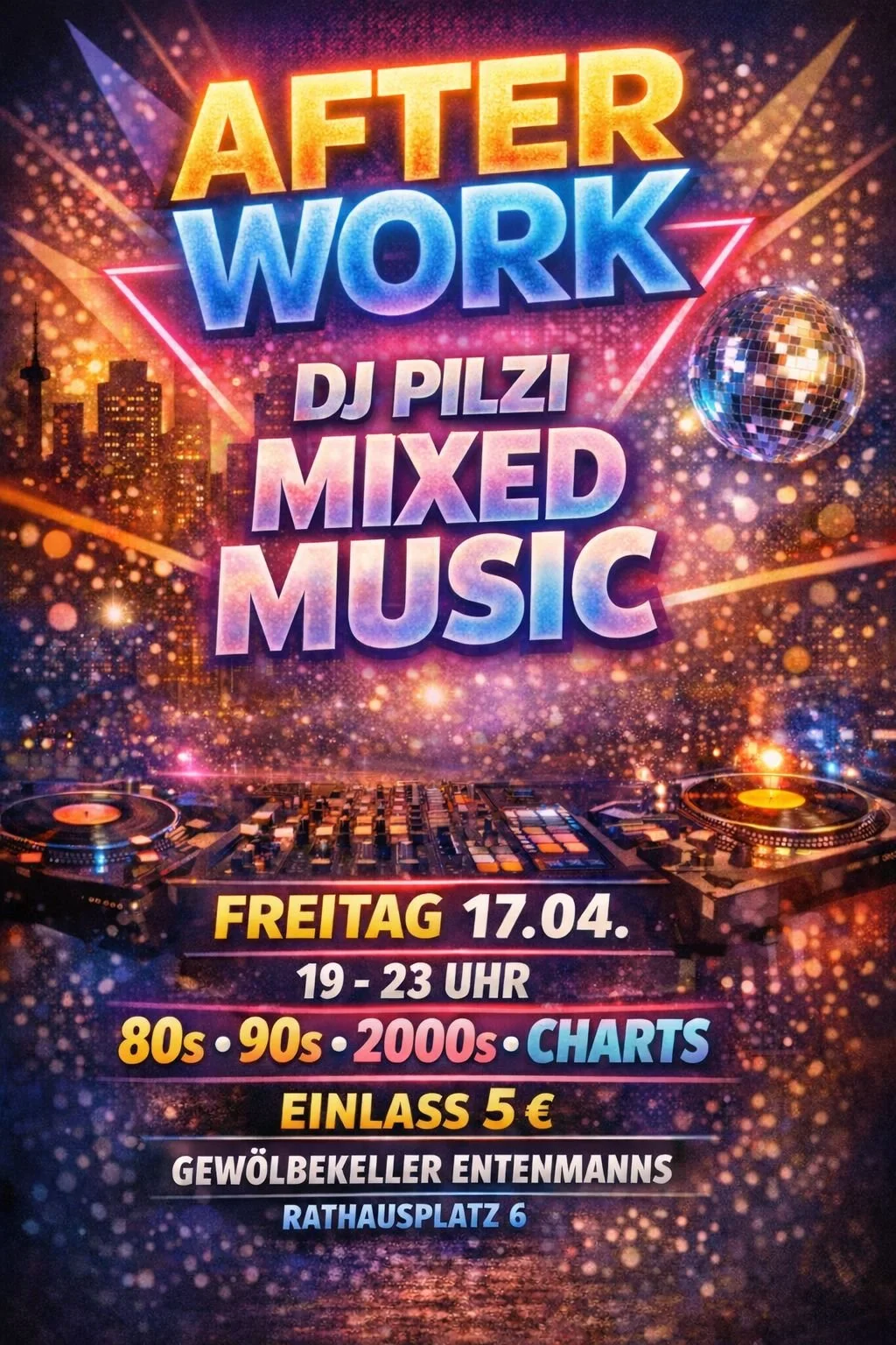 DJ Pilzi Mixed Music - AfterWork im Entenmanns