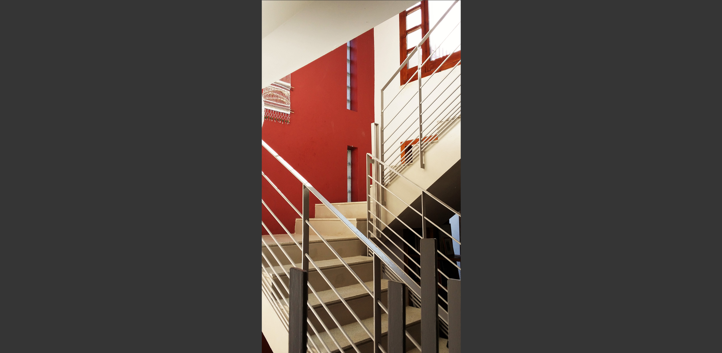 Escalier Maison à quatre patios Kolea, Atelier Messaoudi architecture aménagement et design. Bureau d'étude Algérie.