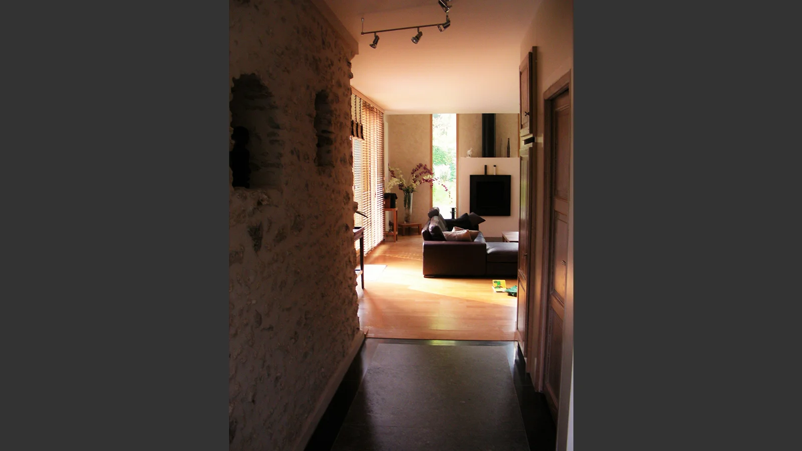 intérieur Extension d'une maison à Méré (Yvelines) France. Atelier Messaoudi architecture aménagement et design. Bureau d'étude Algérie.