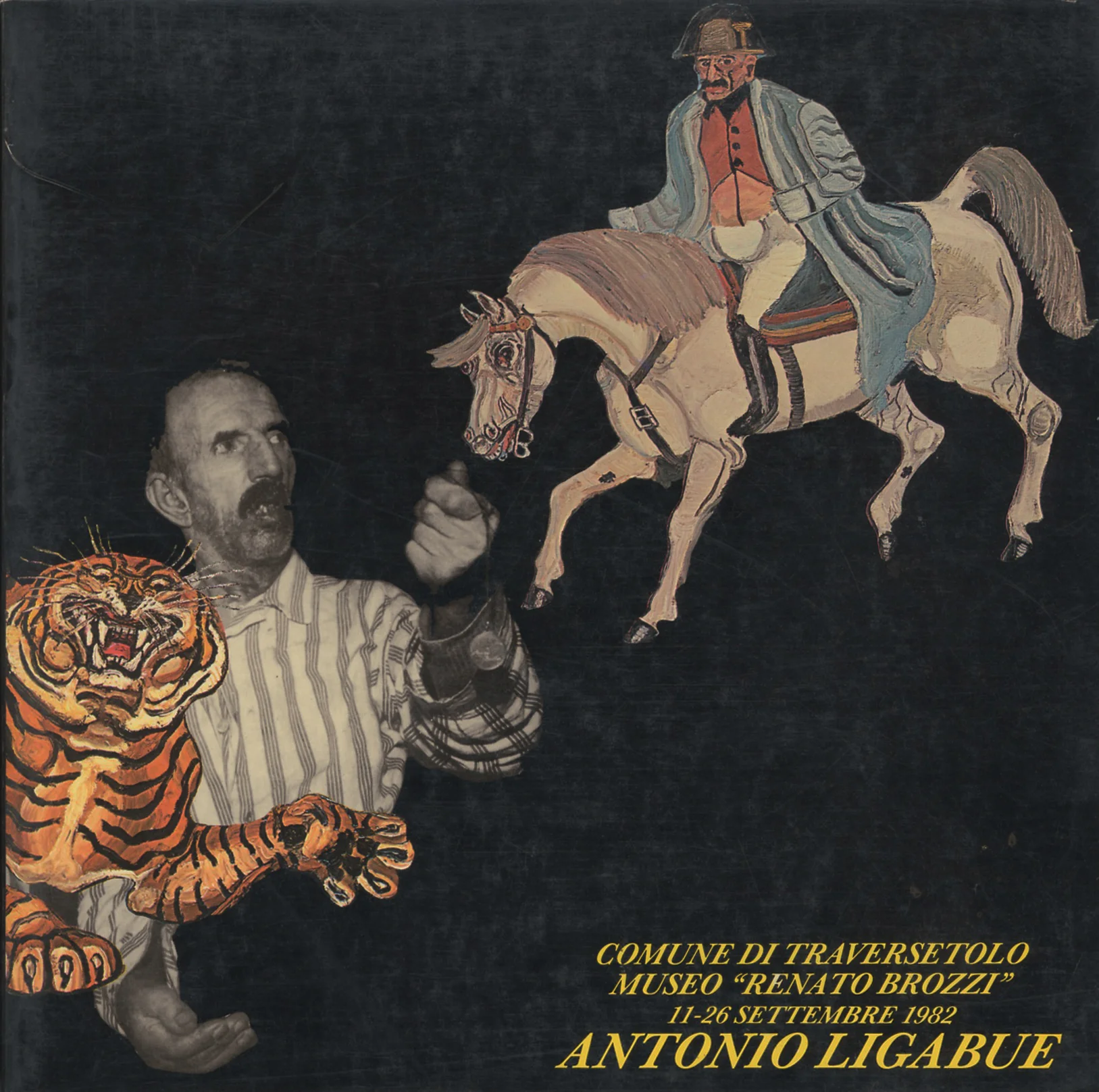 Augusto Agosta Tota, Marzio Dall’Acqua, Antonio Ligabue , catalogo della mostra antologica, Traversetolo (PR), Palazzo Municipale, settembre 1982, Augusto Agosta Tota Editore, Parma, 1982.