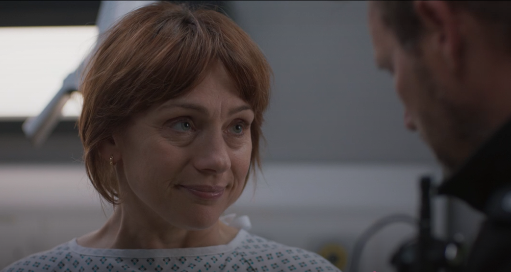 Amanda Ryan plays Mel Sinclair in 'Casualty' (BBC).