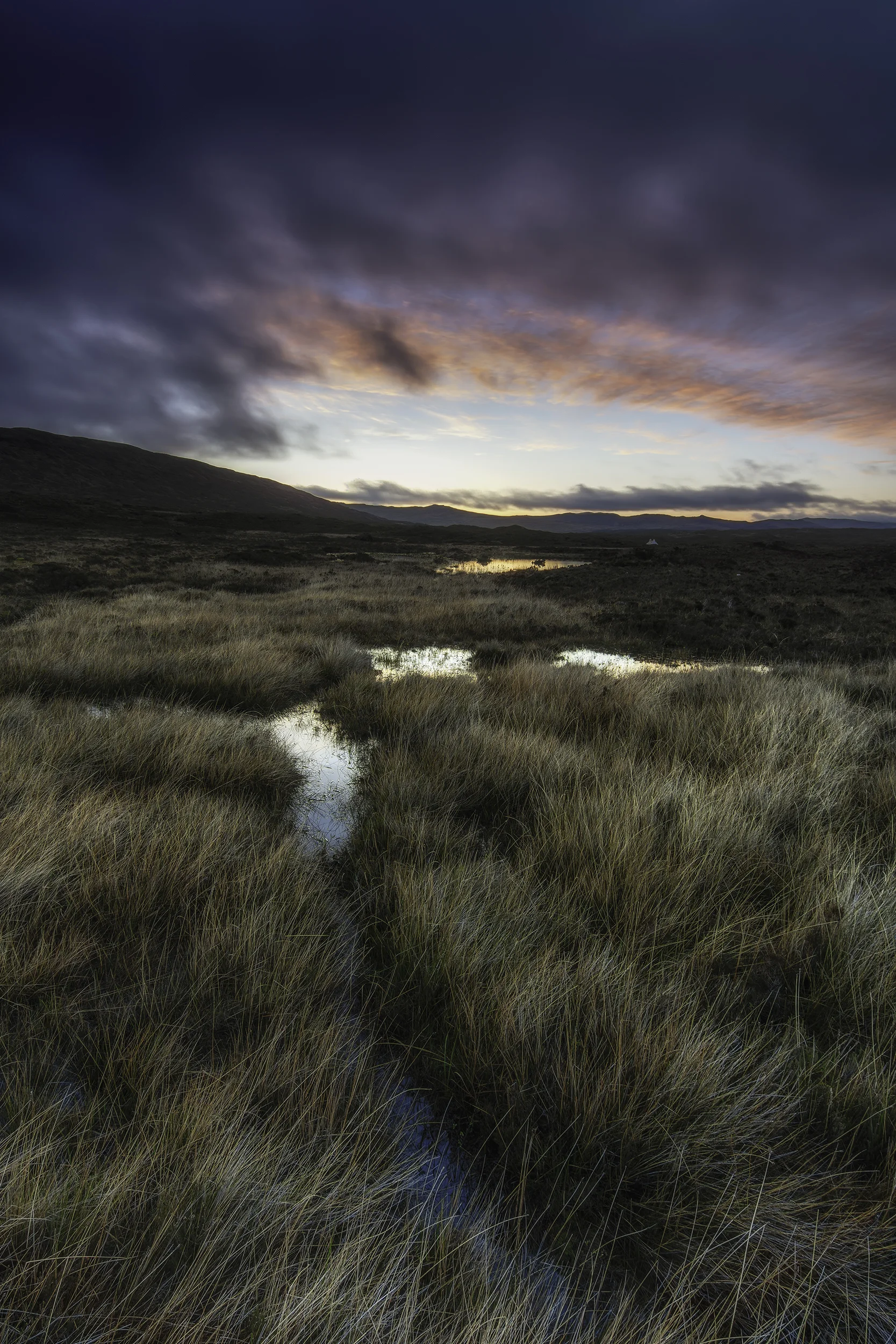 Weersomslag in het gebied van Sligachan. (Nikon D7200, 12mm, iso 100, f11, HDR: 1x 1.6s, 1x 1 stop overbelicht 1x 1 stop onderbelicht, met NiSi polarizer en 0.9 GND)
