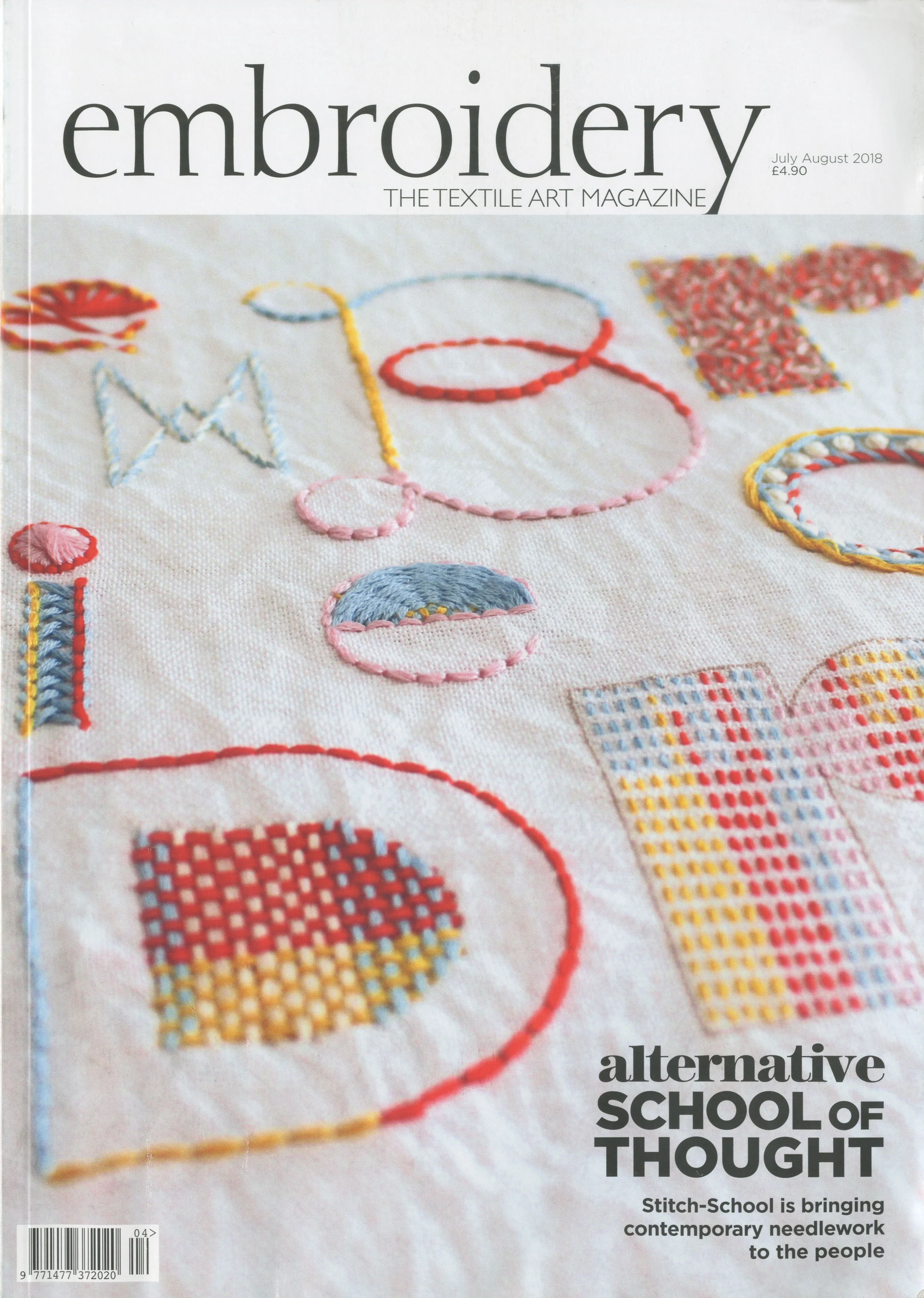 Embroidery  July/August issue