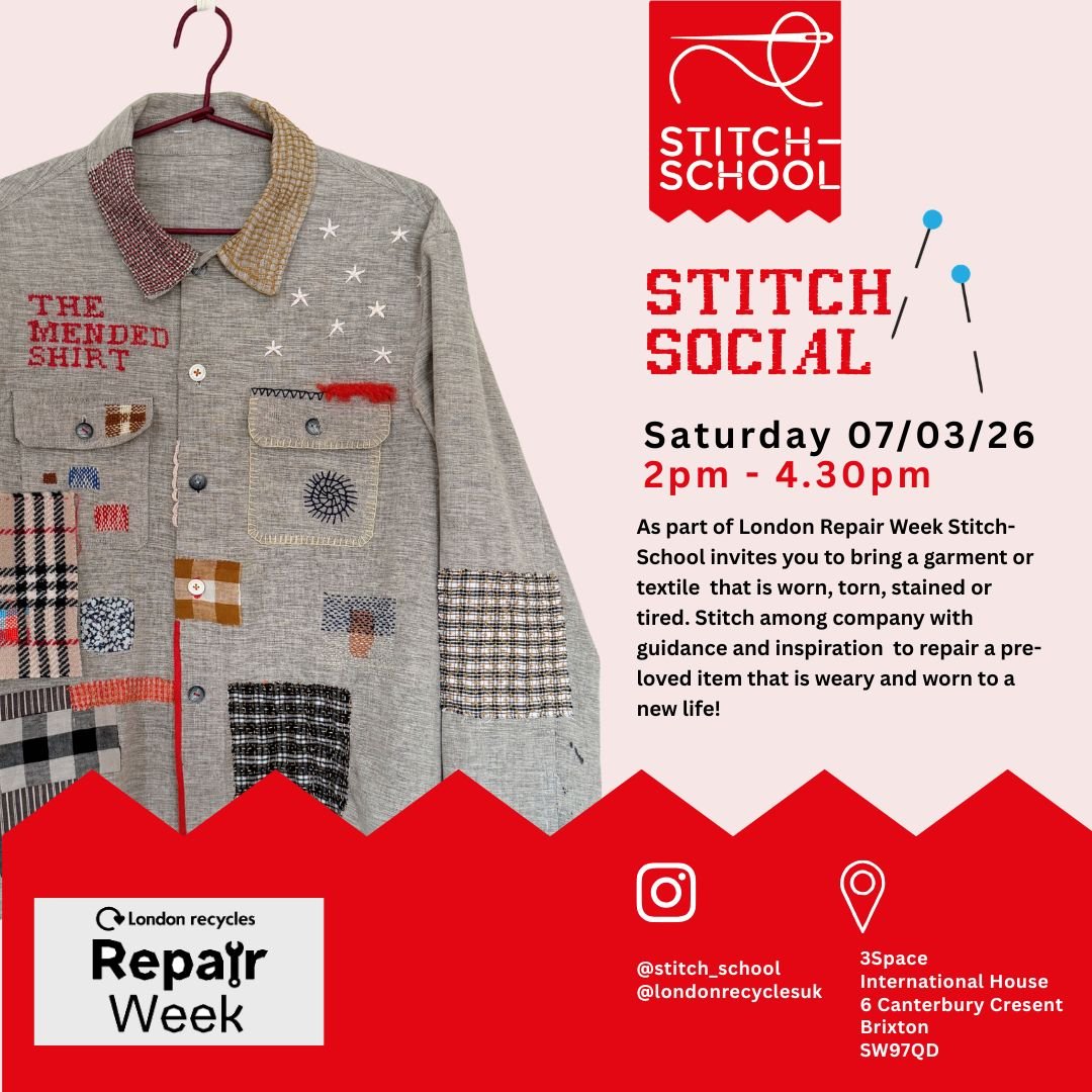 Stitch-School Social with London Repair Week