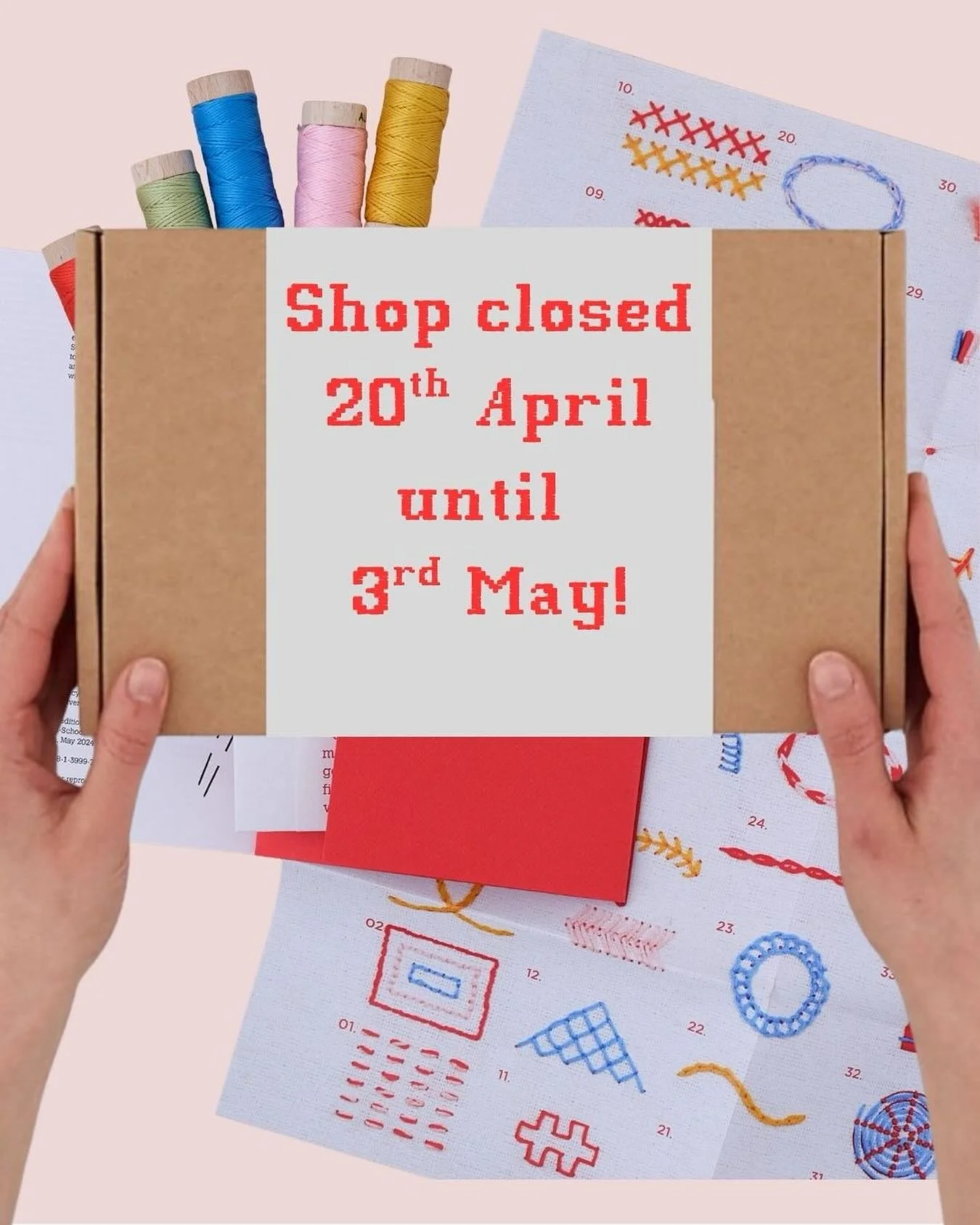 Our shop will be closed 20th April - 3rd May as we head to Turin &amp; Milan! #milandesignfestival #travellingstitcher