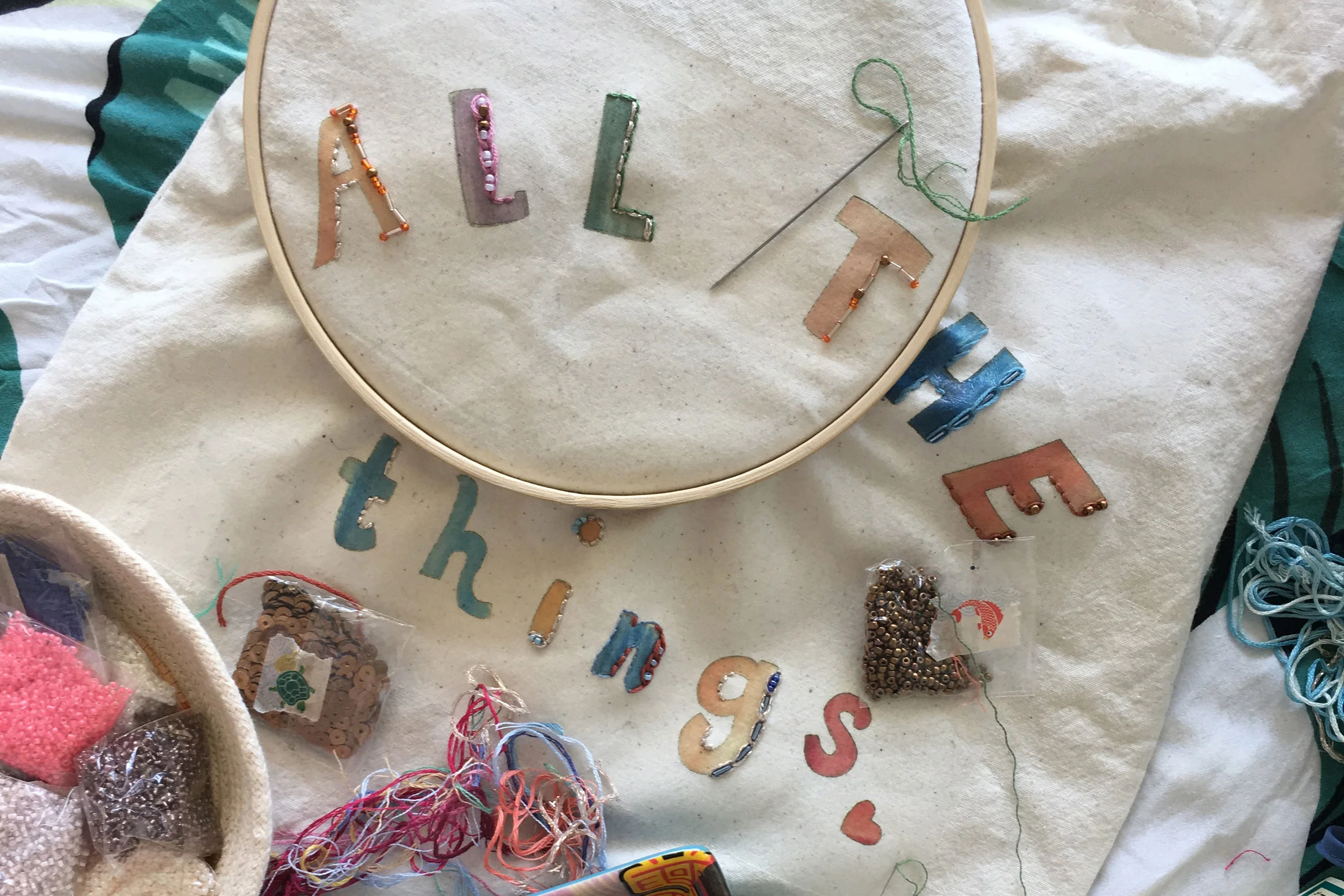 Diy Embroidery And Print Design Workshop Course Glitches - 