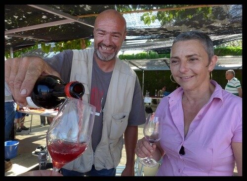 Massimo Matchioi and Antonella Gerona doing what they love