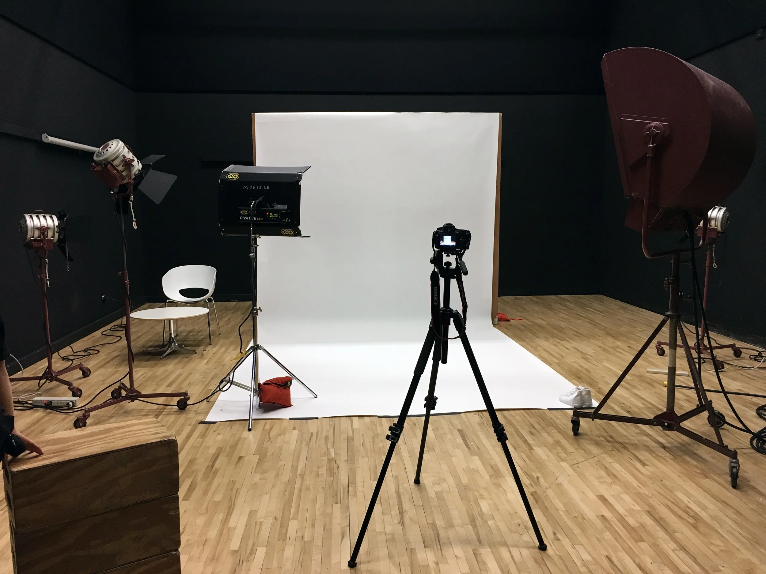 Behind the scenes