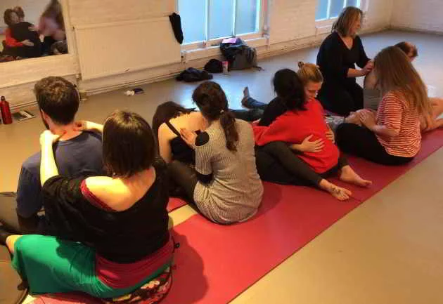 Sanjay demonstrates at Awaken by touch that tantra massage and tantra practices lead to more love and connection.