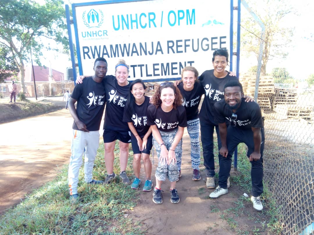 The team in the field