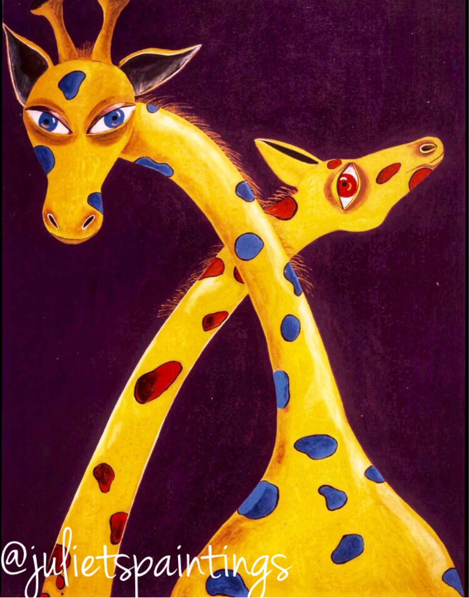 passing in the night custom painting