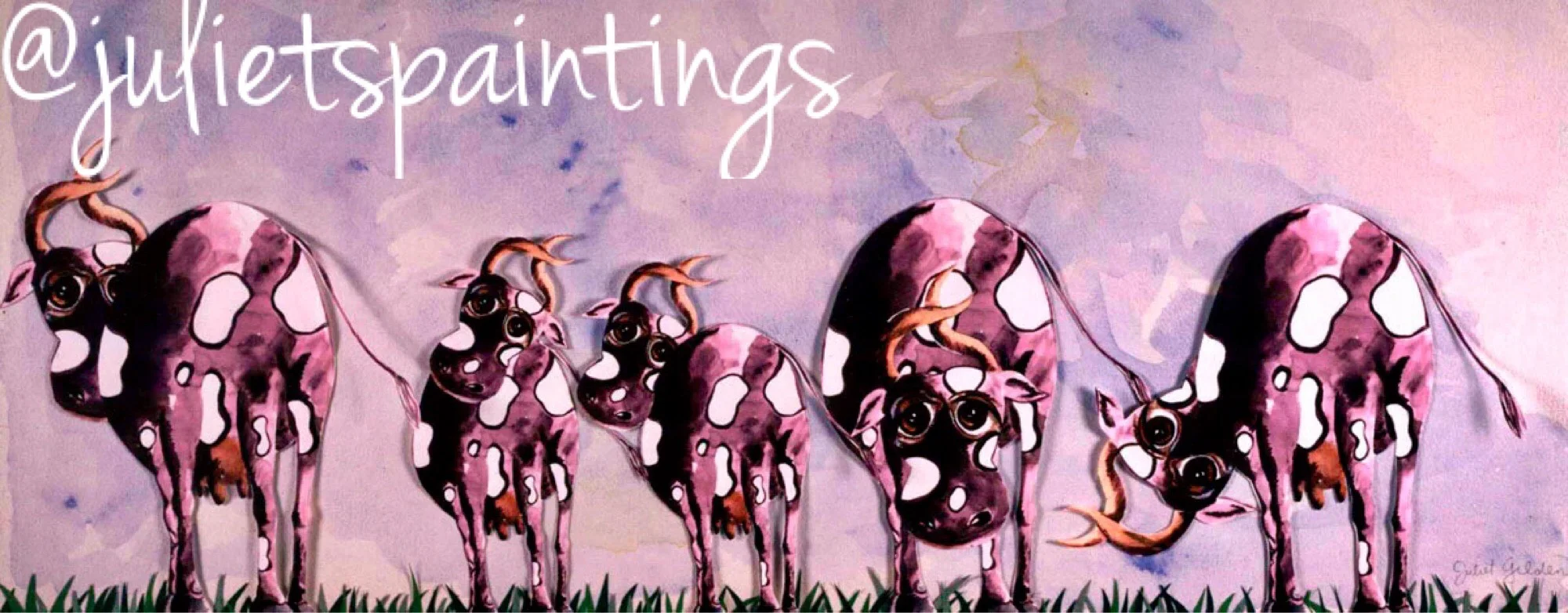 cows original painting